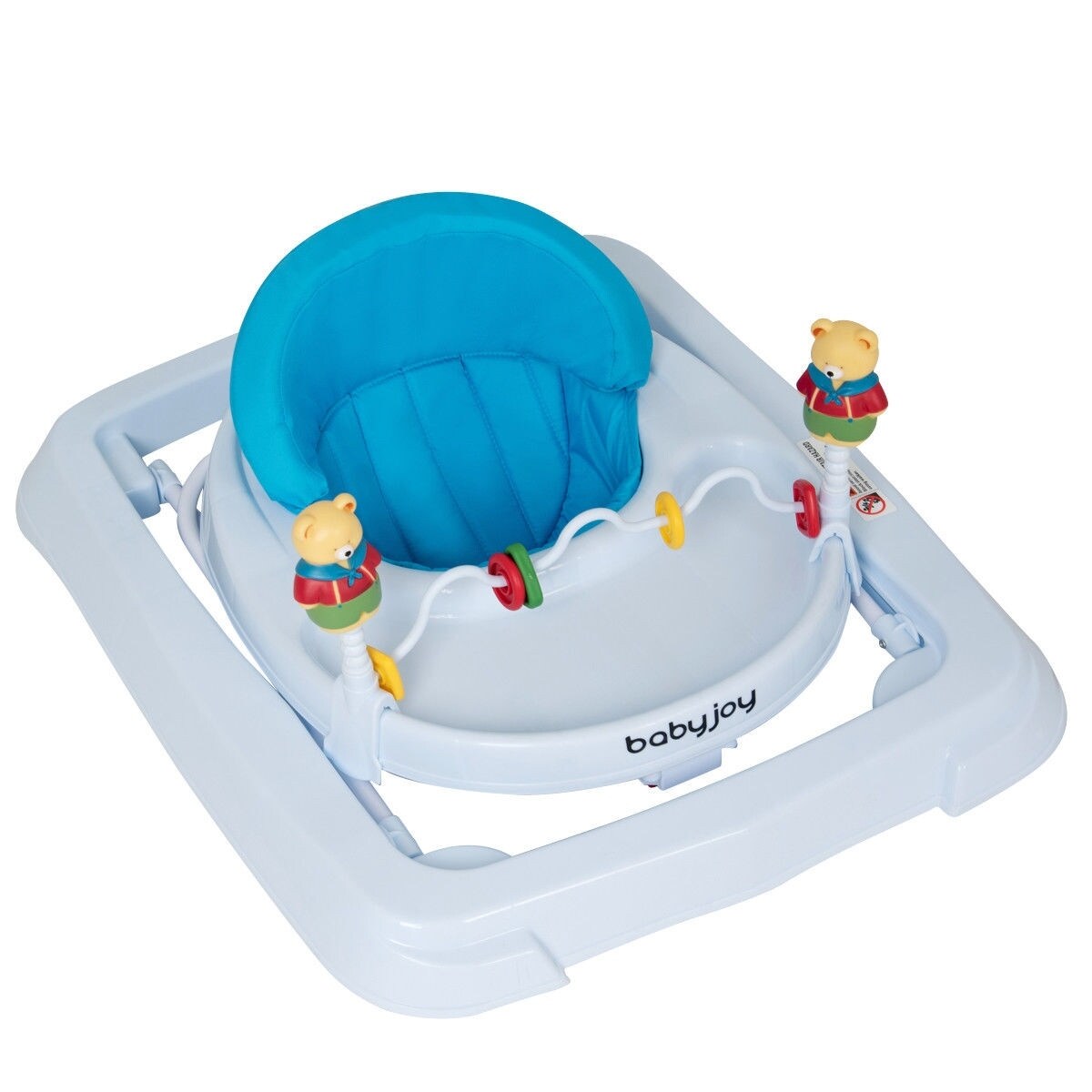 blue baby walker