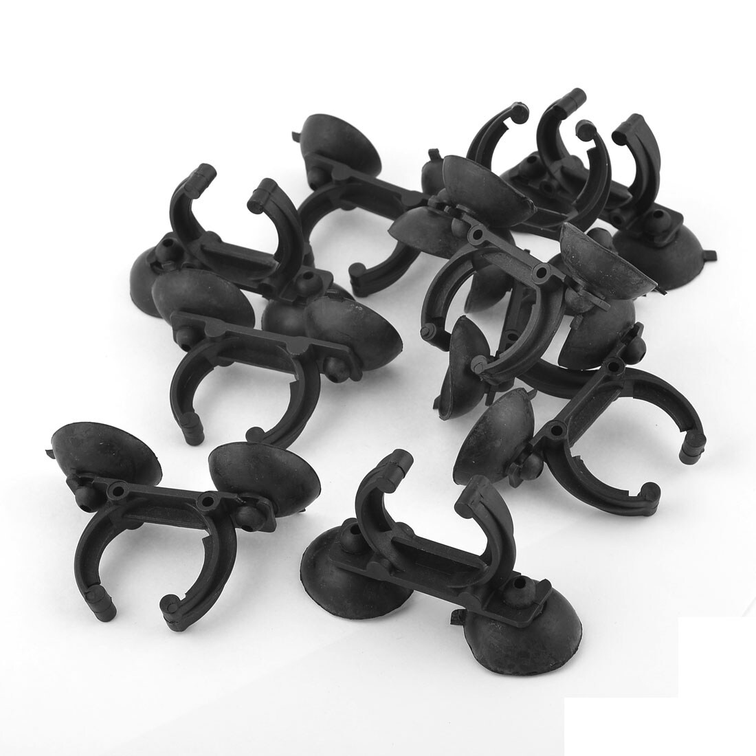 Unique Bargains 10 X Aquarium Tank Fish Pool Suction Cup Clip Holder For 30mm Dia Tube