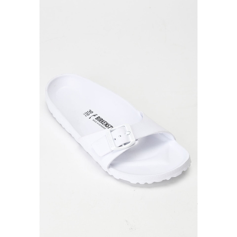 rubber white birkenstocks