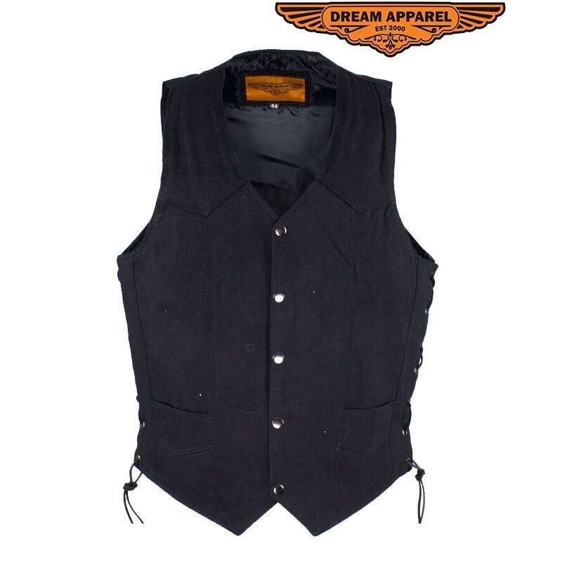 dream apparel denim vest