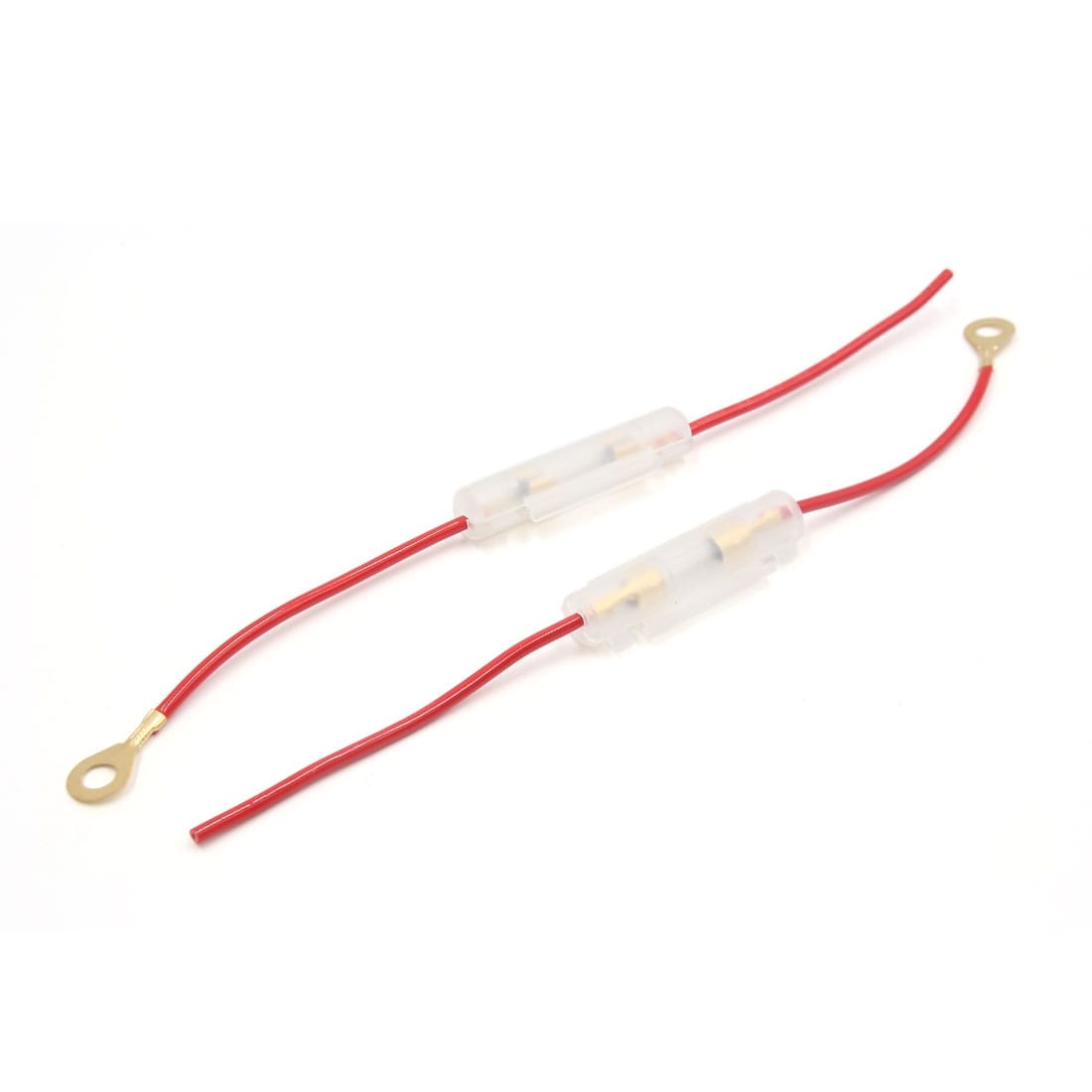 4pcs Red Universal Wired Inline Fuse Holder Connector Adapter for Motorcycle Car - Free Shipping On Orders Over $45 - Overstock - 24170678