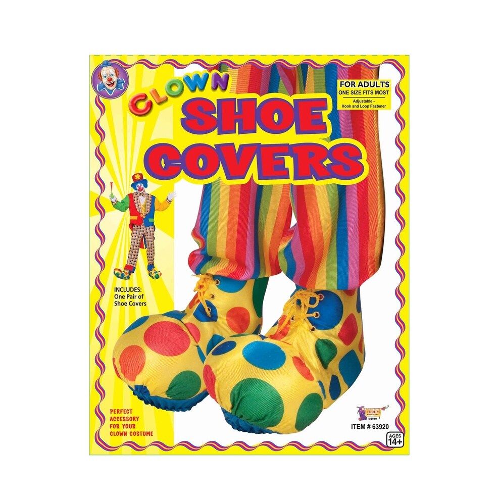 Shop Forum Novelties Clown Shoe Covers Multi Free Shipping On