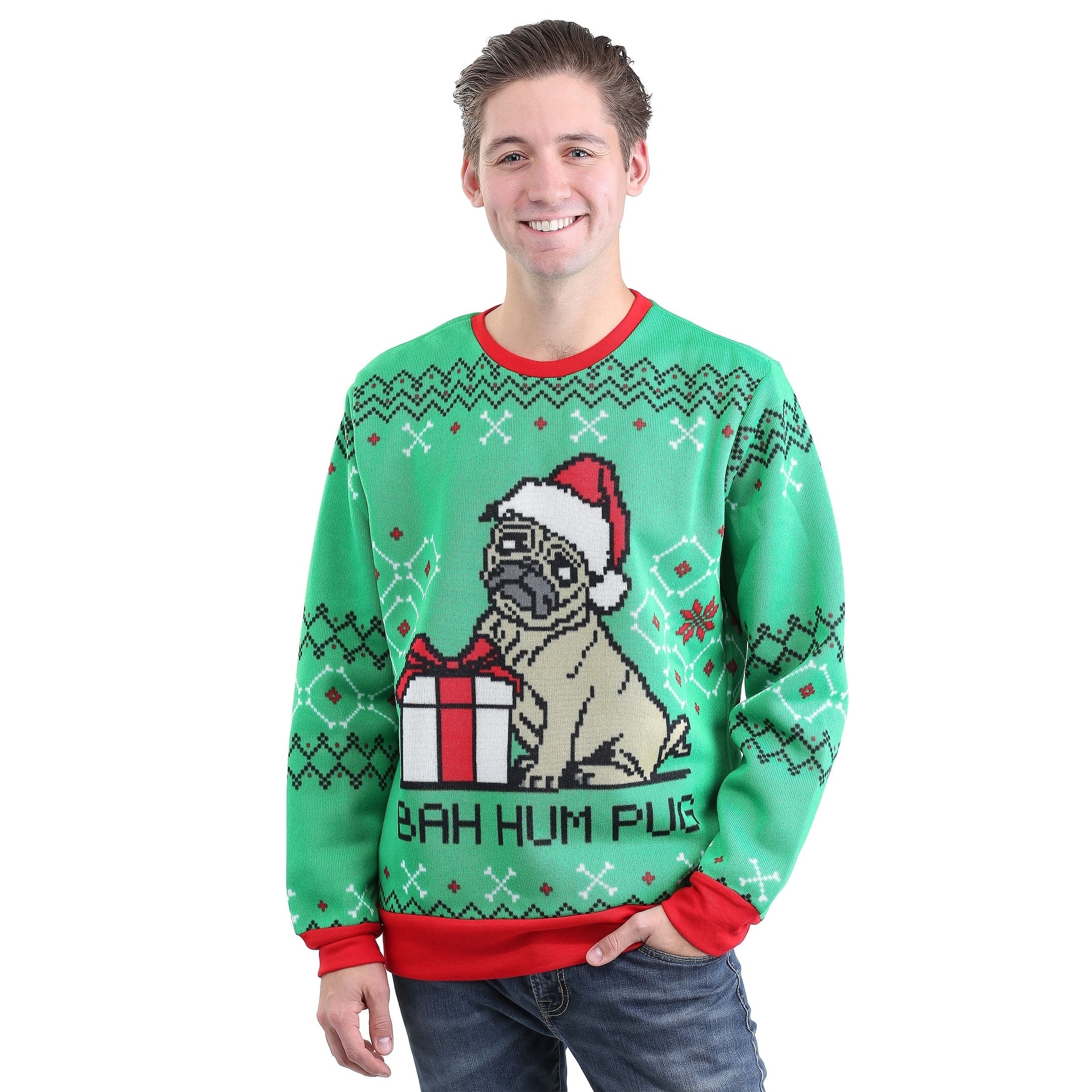 shop bah hum pug adult ugly christmas sweater free shipping on orders over 45 overstockcom 18707378 - Adult Ugly Christmas Sweater shop bah hum pug adult ugly christmas sweater free shipping on orders over 45 overstockcom 18707378 - Adult Ugly Christmas Sweater