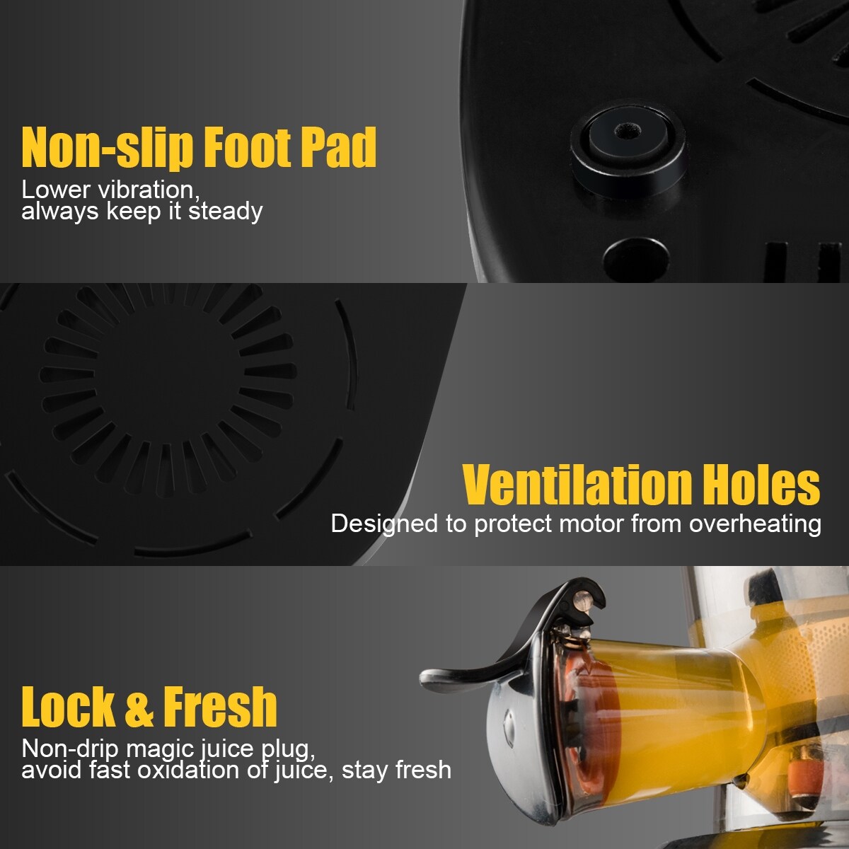 Setemi Fruit Vegetable Slow Masticating Cold Press Juicer Wayfair