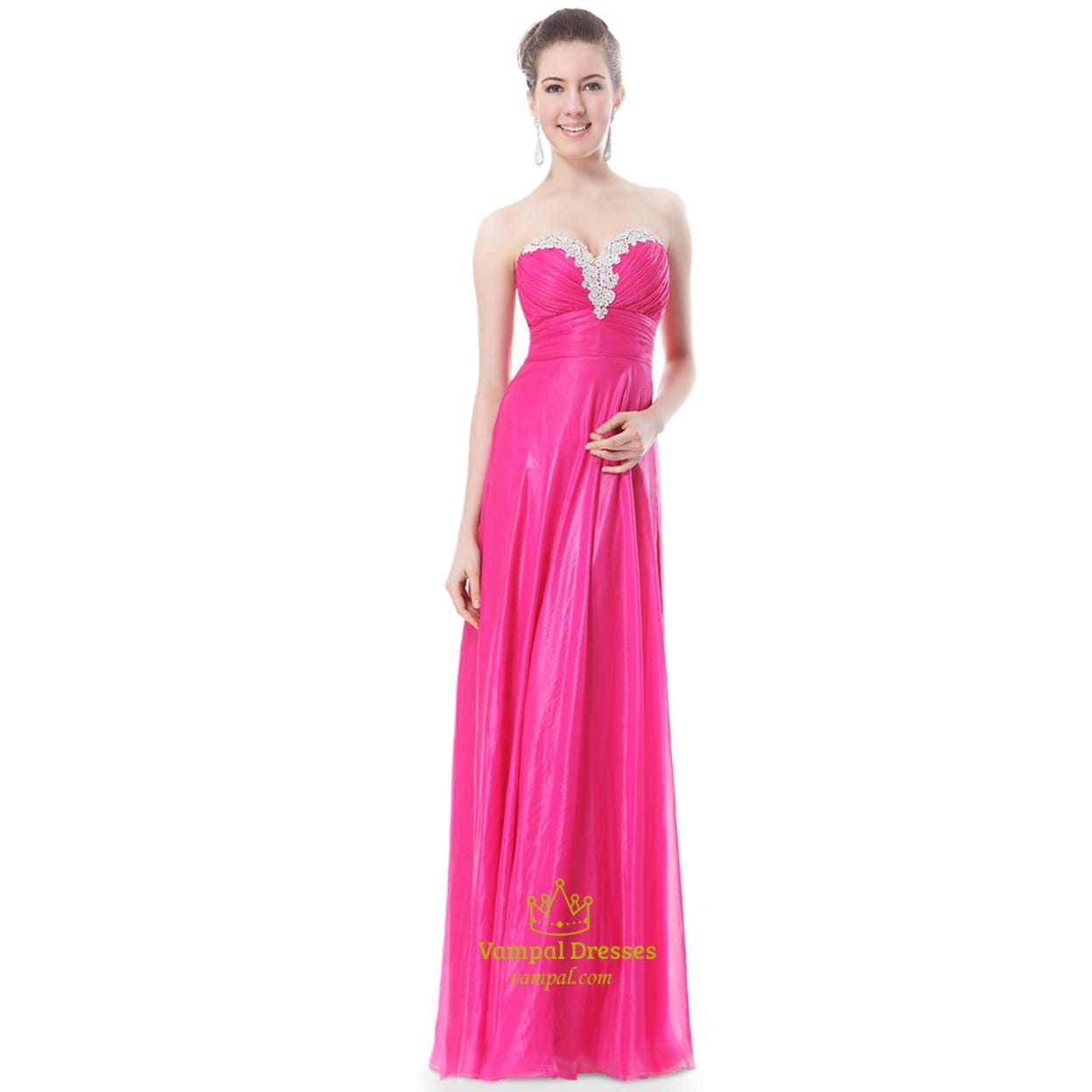 Hot Pink Bridesmaid Dresses