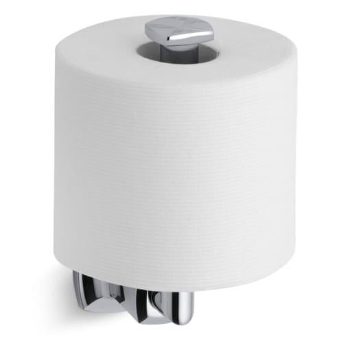 Shop Kohler K-16255 Margaux Single Post Vertical Toilet Paper Holder ... Shop Kohler K-16255 Margaux Single Post Vertical Toilet Paper Holder ...