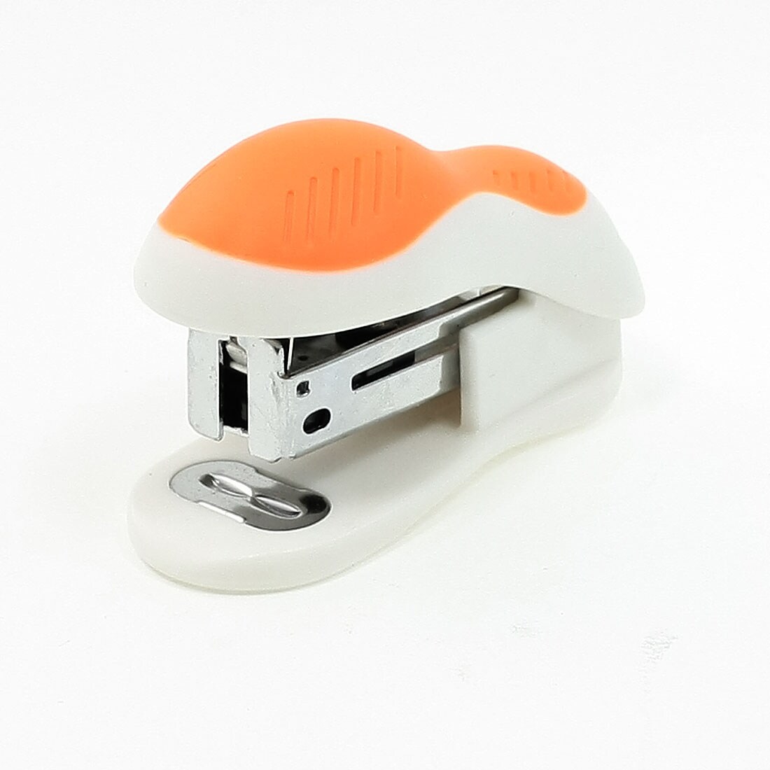 Shop Plastic Cover Paper Stapling Compatible 40 Staples Desk Stapler Orange White Overstock 17607088