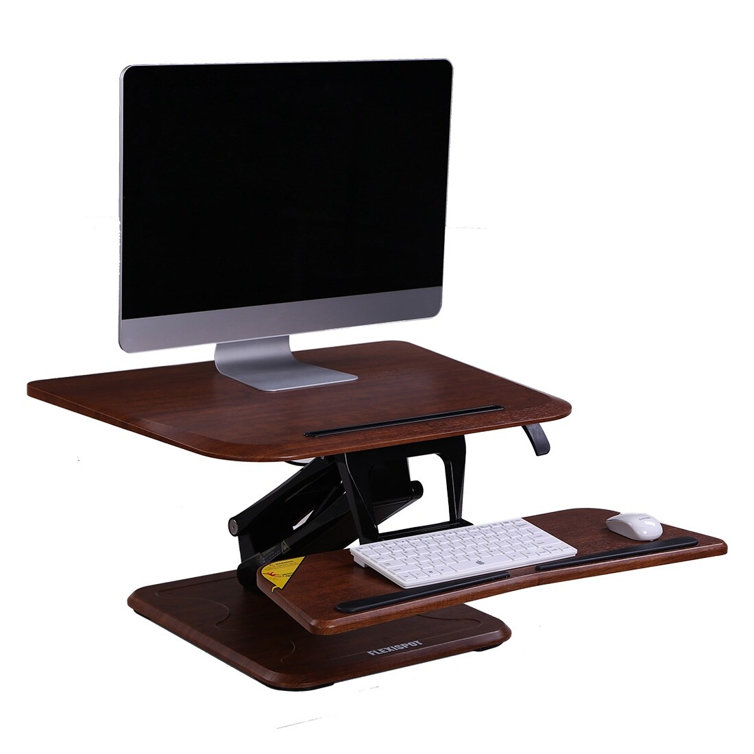 Flexispot 27 Standing Desk Converter Height Adjule Stand Up Flexispot 27 Standing Desk Converter Height Adjule Stand Up Riser W Removable Keyboard Tray F3n S Mahogany Free Shipping Today