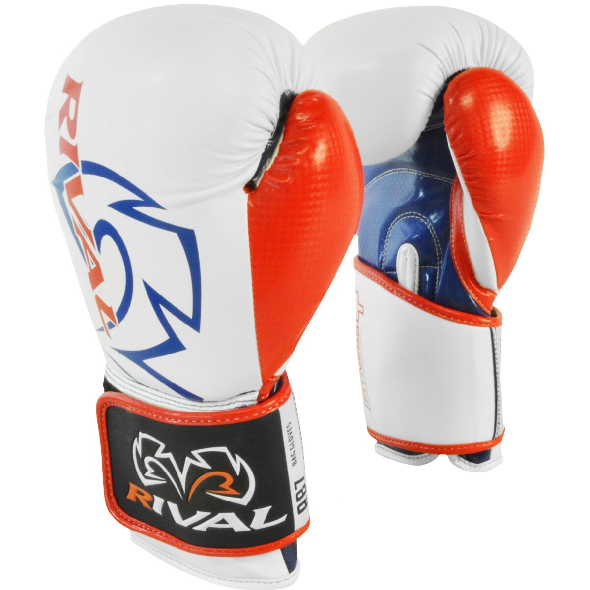 RIVAL Boxing RB7 Fitness Silver/Black Hook and Loop Bag Gloves 