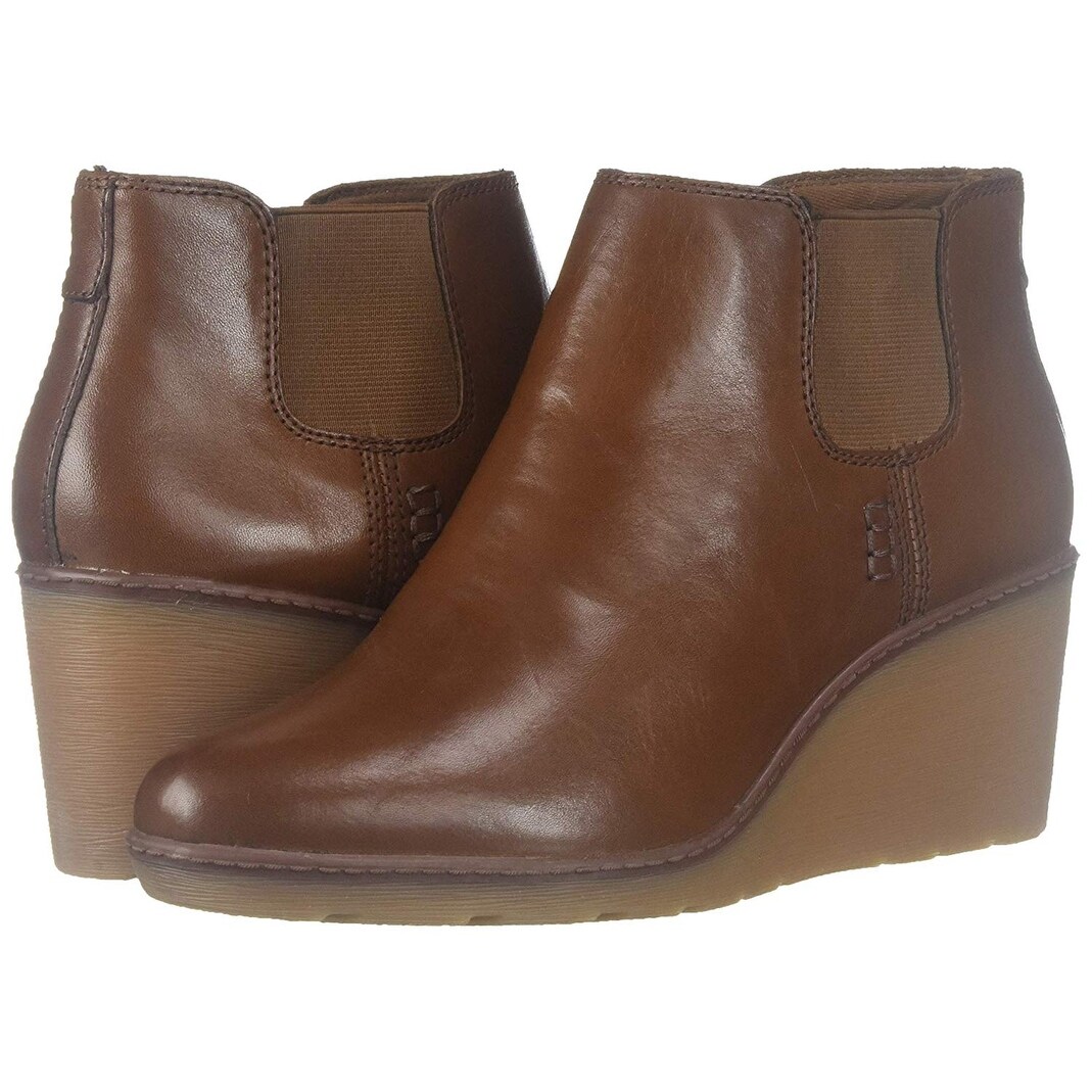 clarks hazen flora wedge boot