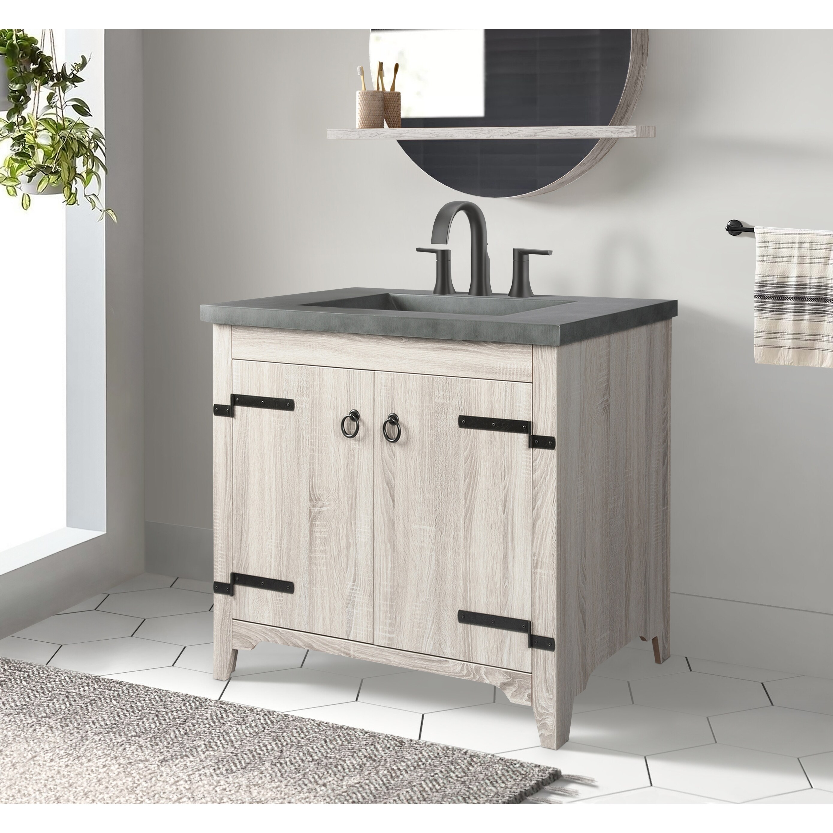 Saint Birch Belize 35 Inch Bathroom Vanity Base Only Overstock 32724959