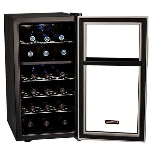 Koldfront Twr181e 14 Inch Wide 18 Bottle Wine Cooler With Dual Koldfront Twr181e 14 Inch Wide 18 Bottle Wine Cooler With Dual Thermoelectric Cooling Zones Free Shipping Today 20922234