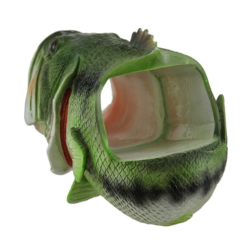 Shop Large Mouth Bass Decorative Gutter Downspout Extension Statue