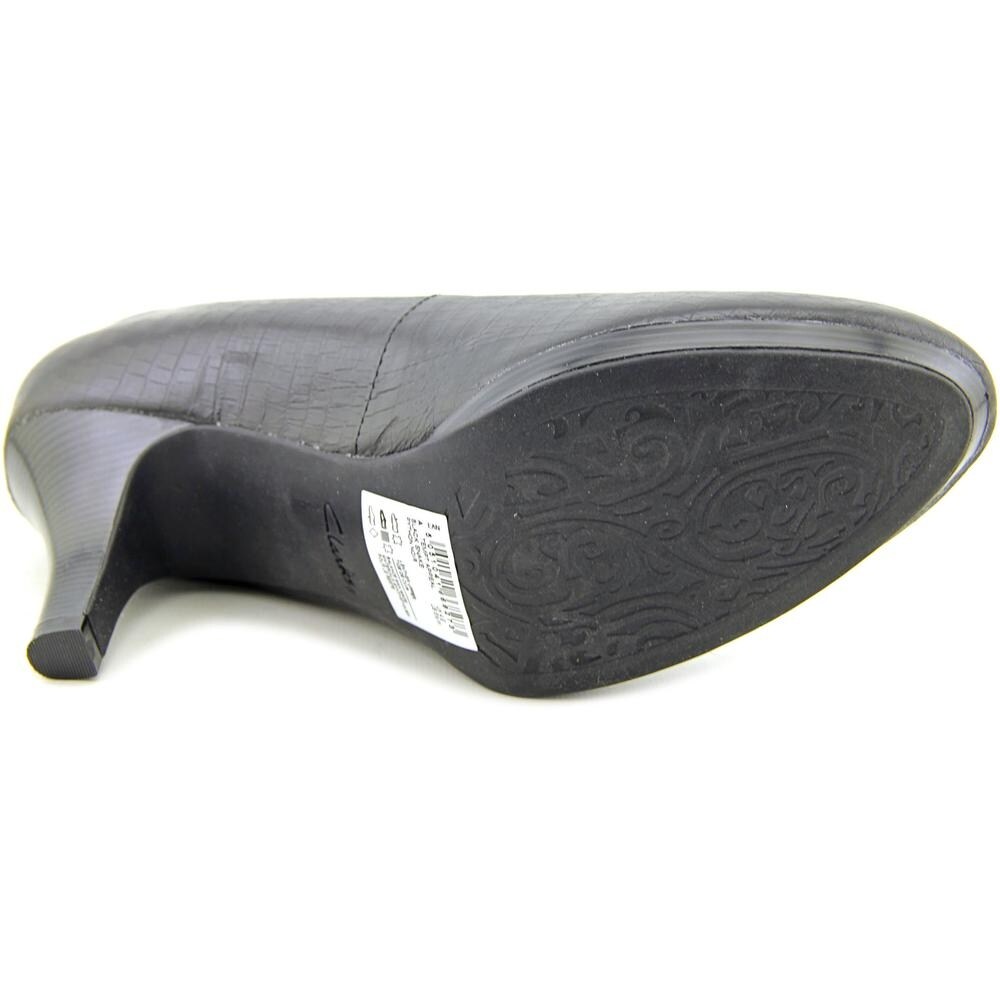 Shop Clarks Narrative Tempt Appeal Women Round Toe Leather Black Heels - Free Shipping On Orders Over $45 - Overstock.com - 14553948