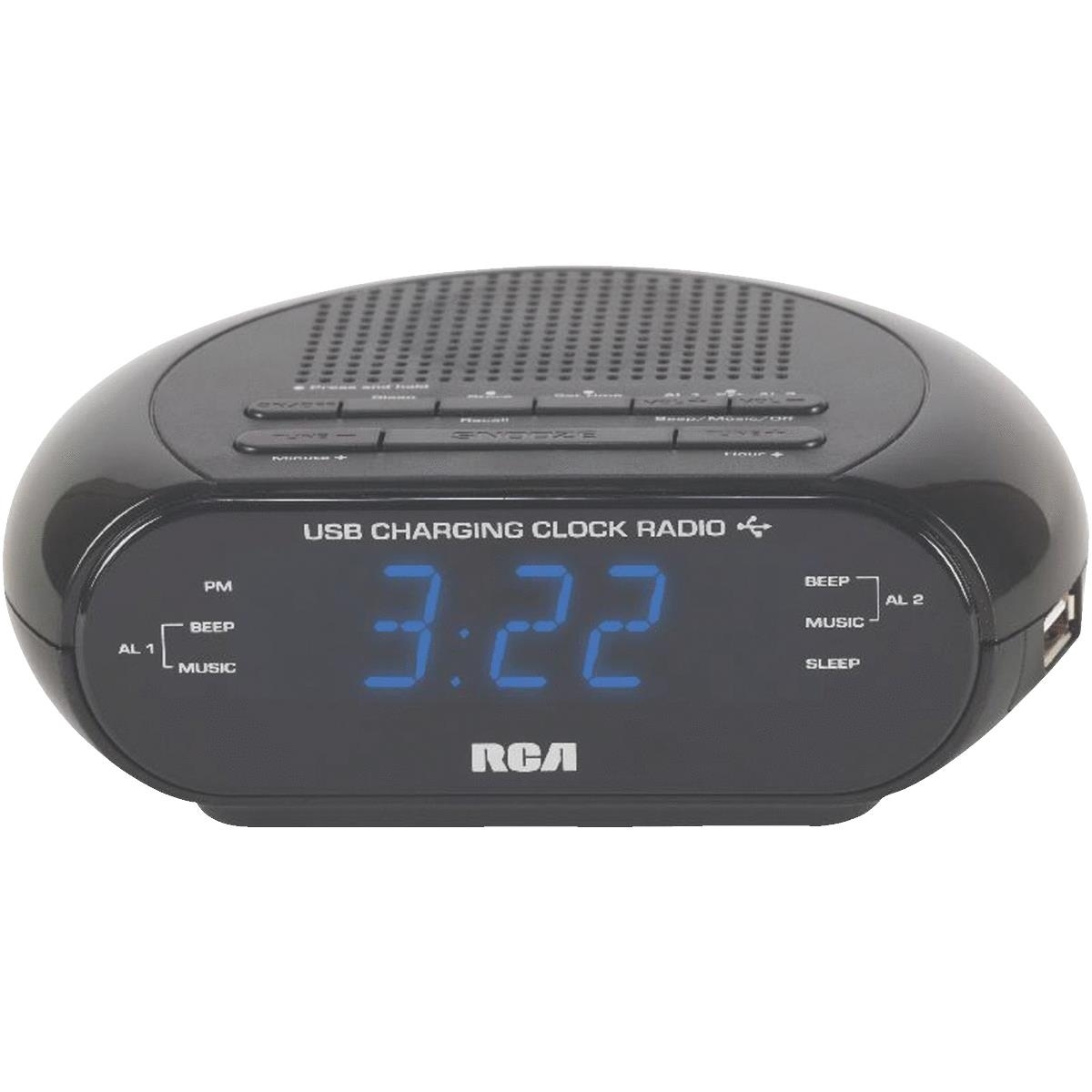 Shop RCA Usb Alarm Clock Radio - Free Shipping On Orders Over $45 -  Overstock.com - 12224187