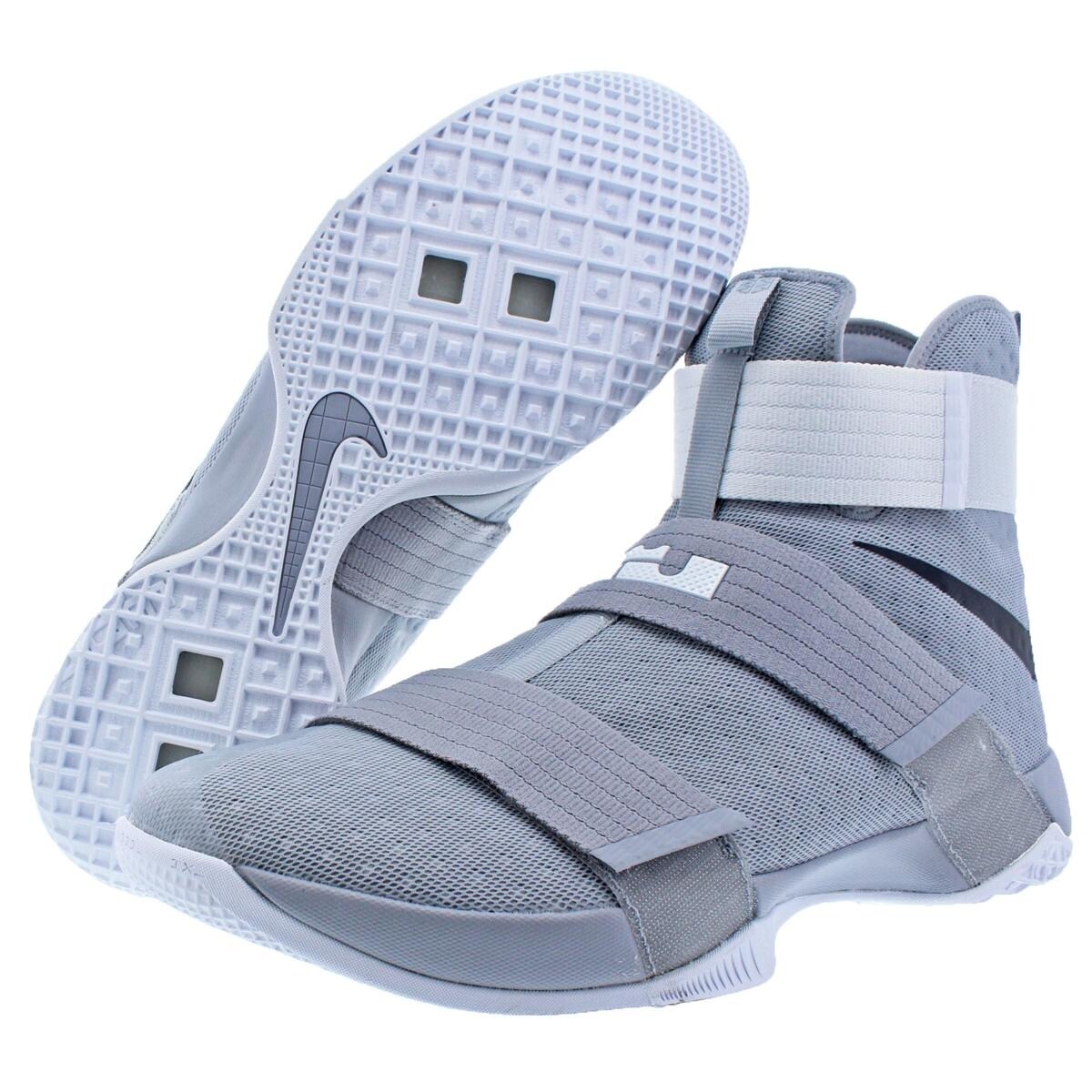 Shop Nike Lebron Soldier 10 Men S Mesh High Top Basketball Shoes