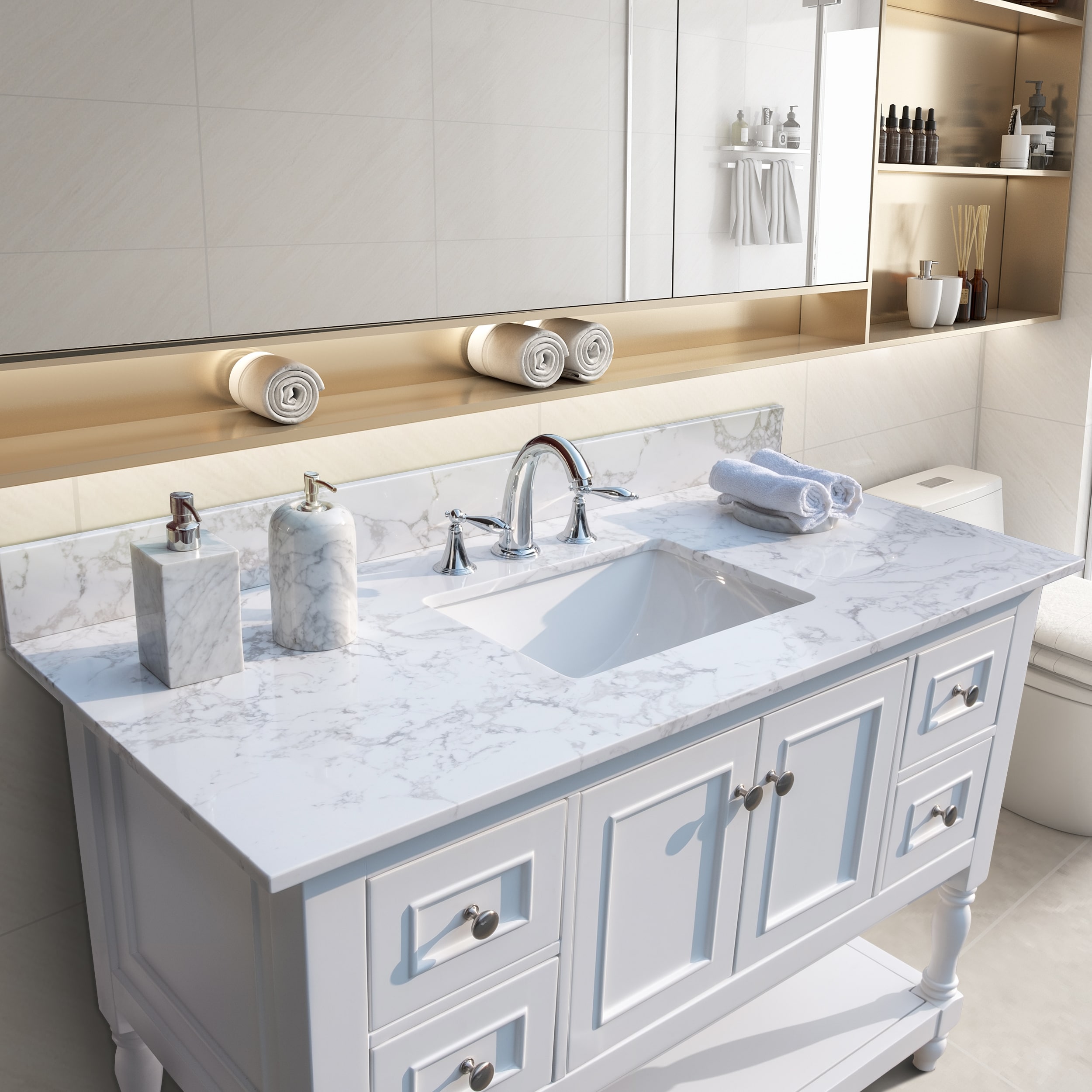 Tiramisubest 43x22bathroom Vanity Tops With Sink And Back Splash Overstock 32768013 Tiramisubest 43x22bathroom Vanity Tops With Sink And Back Splash Overstock 32768013