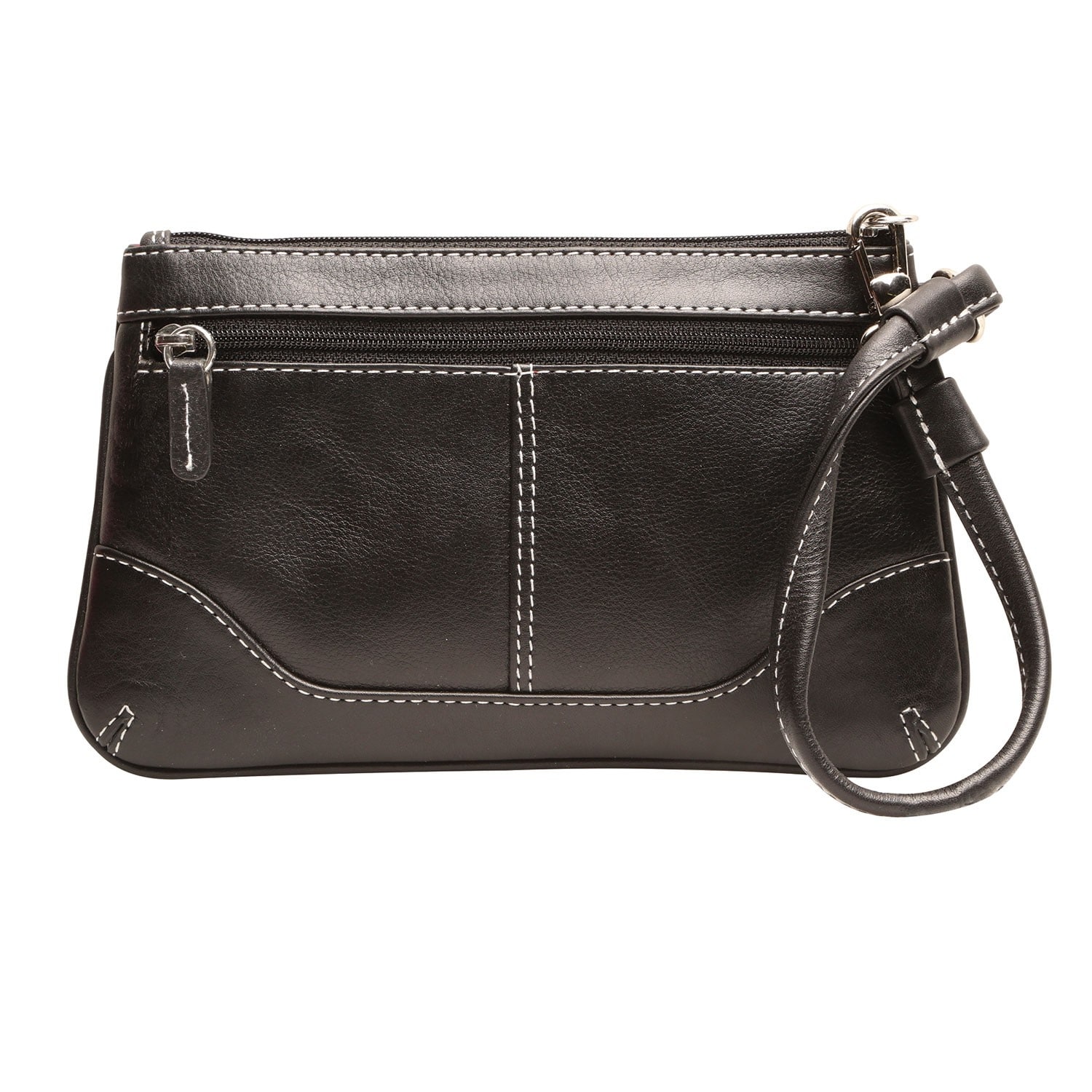 Ili Women S Sched Leather Wristlet Purse Zip Top Handbag Ili Women S Sched Leather Wristlet Purse Zip Top Handbag With E Size On Free Shipping Orders Over 45