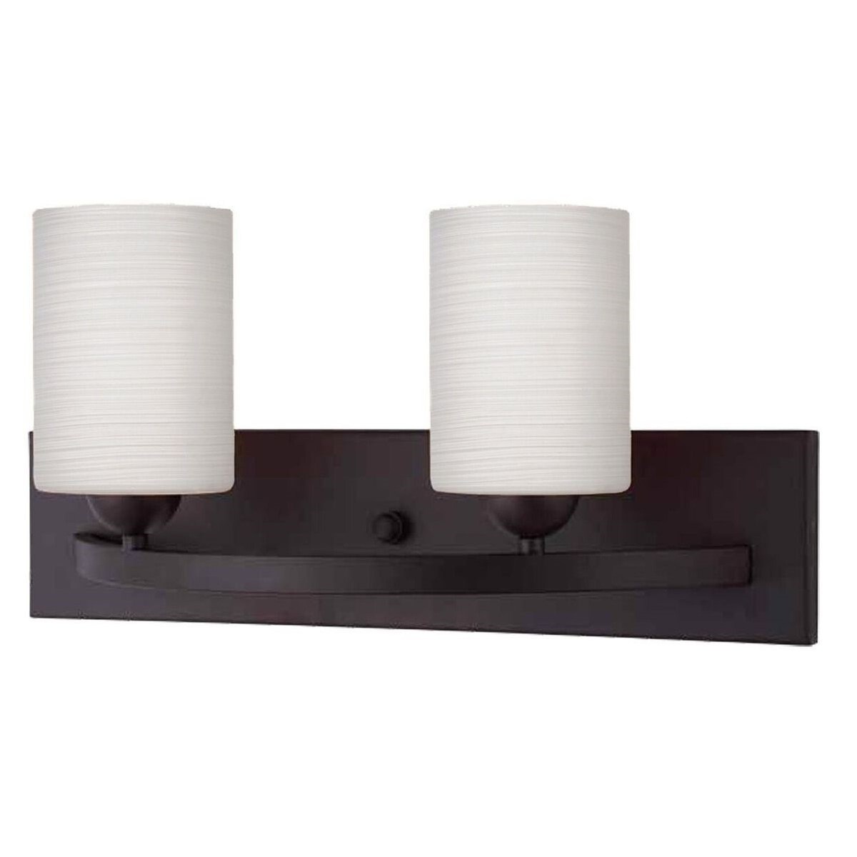 Shop Canarm Luztar Hampton 2 Bulb Vanity Light With Line Painted