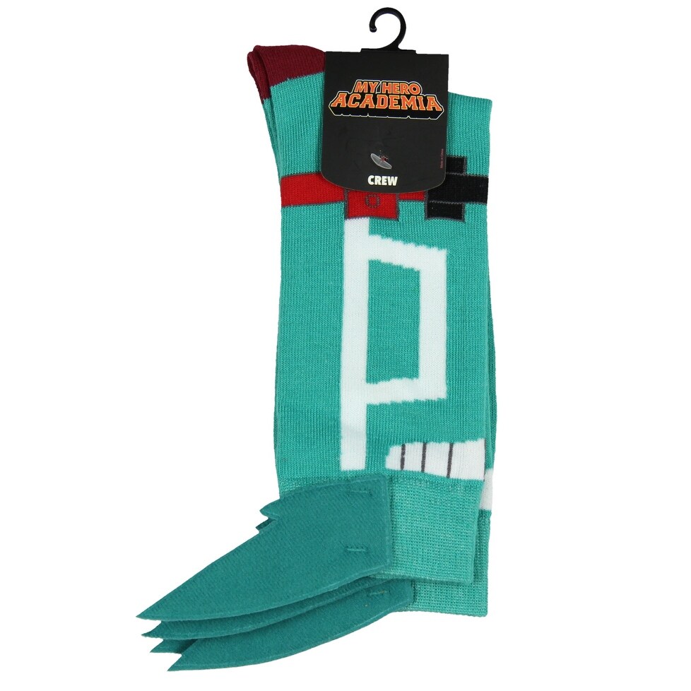 Shop My Hero Academia Socks Crew Costume Cosplay Izuku Deku Midoriya Overstock 23547709
