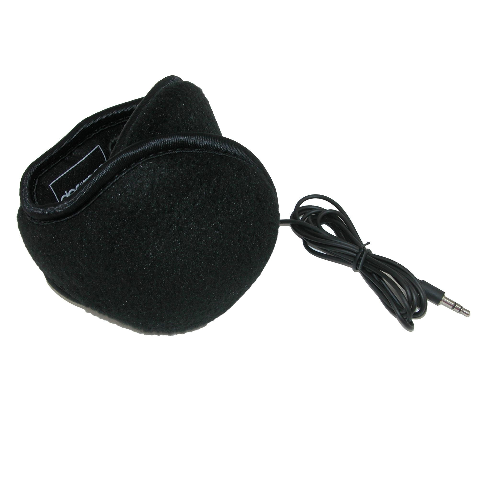 Black Degrees by 180s Mens Fleece Wrap Around Earmuffs