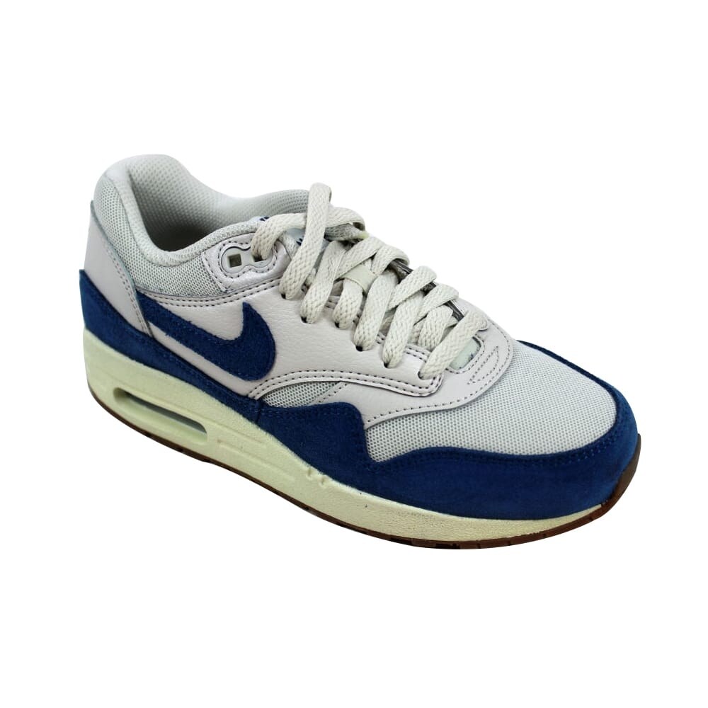 Nike Women's Air Max 1 Essential Light BoneBrigade Blue Sail Gum Medium Brown 599820 019 Size 5 Nike Women's Air Max 1 Essential Light BoneBrigade Blue Sail Gum Medium Brown 599820 019 Size 5