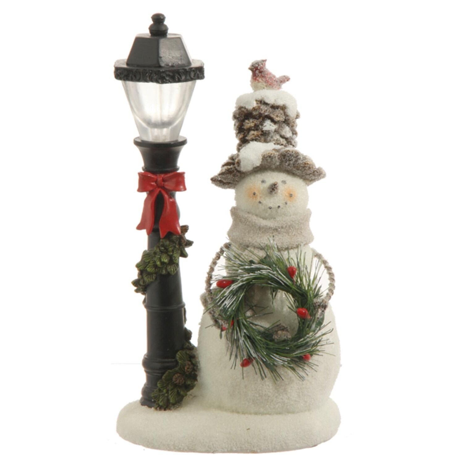Shop 11 Lighted Snowman Lamp Post Decorative Table Top Christmas