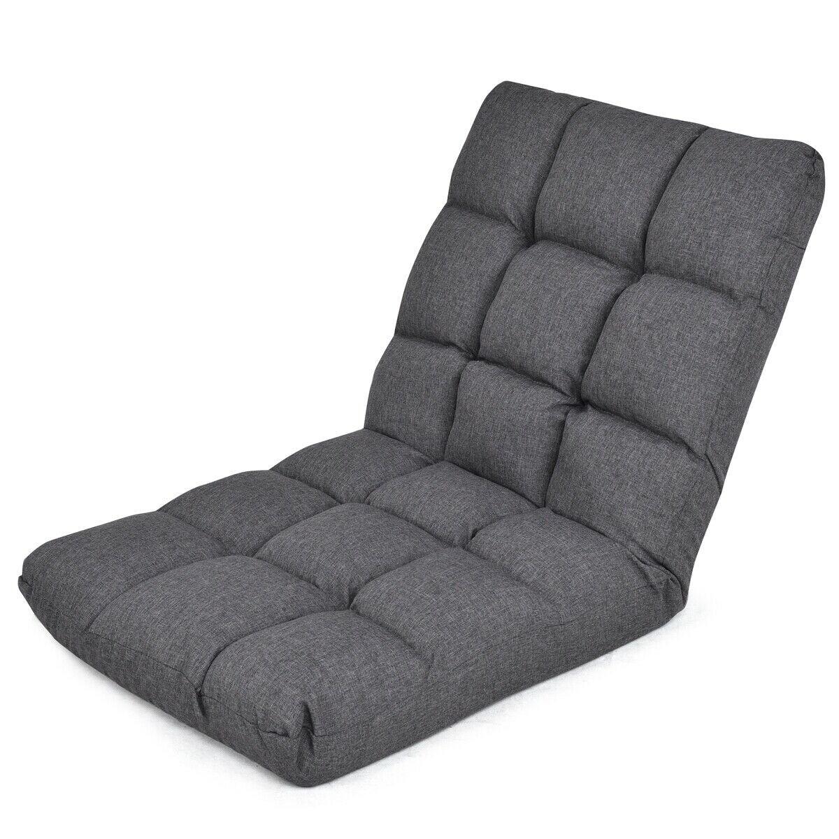 Gymax Adjustable Folding Gaming Chair Cushioned Floor Chair Adjustable On Sale Overstock 22967219