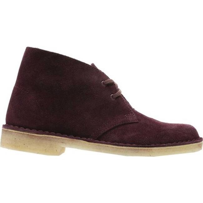 clarks desert boots bordeaux