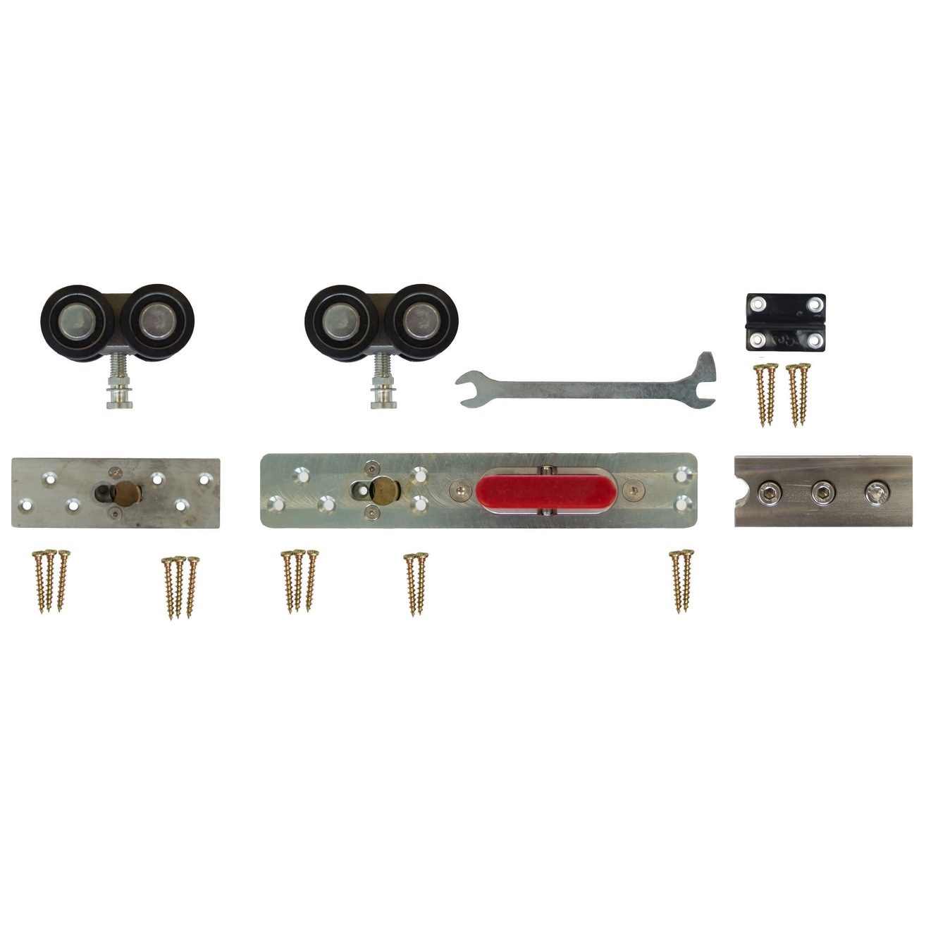 Cavity Sliders Carripack125 M10 Running Gear Pack With One Stop For Doors Up To 1100 Pounds