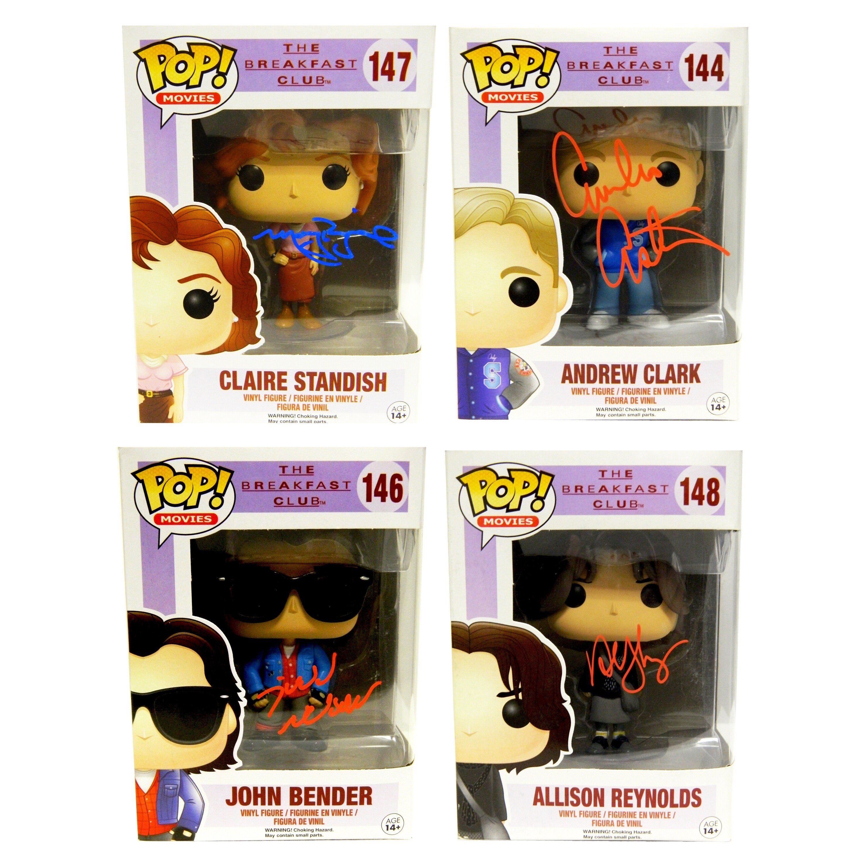Shop The Breakfast Club Cast Lot Of 4 Individual Funko Pop Dolls Emilio Estevez Molly Ringwald Judd Nels Overstock 27279511