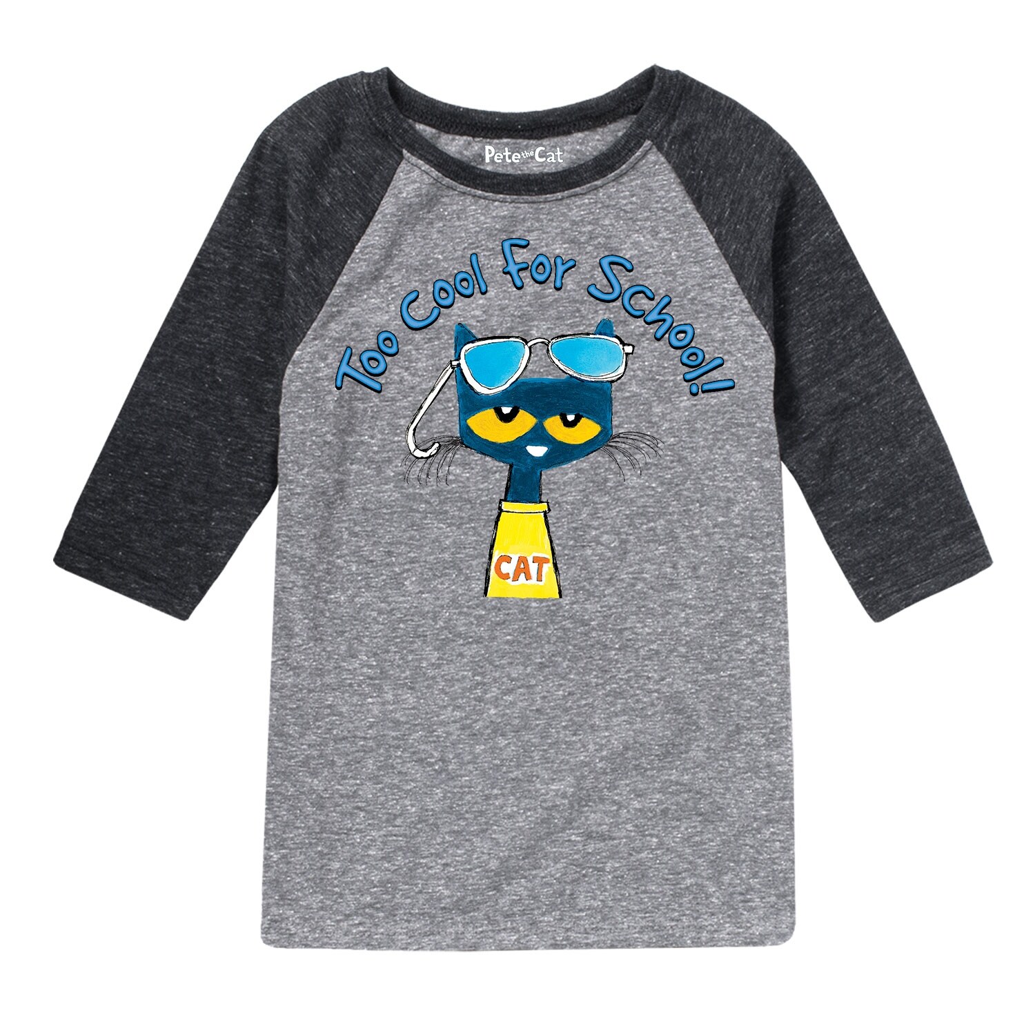 Shop Pete The Cat Too Cool For School Multi Youth Raglan Overstock 22643636