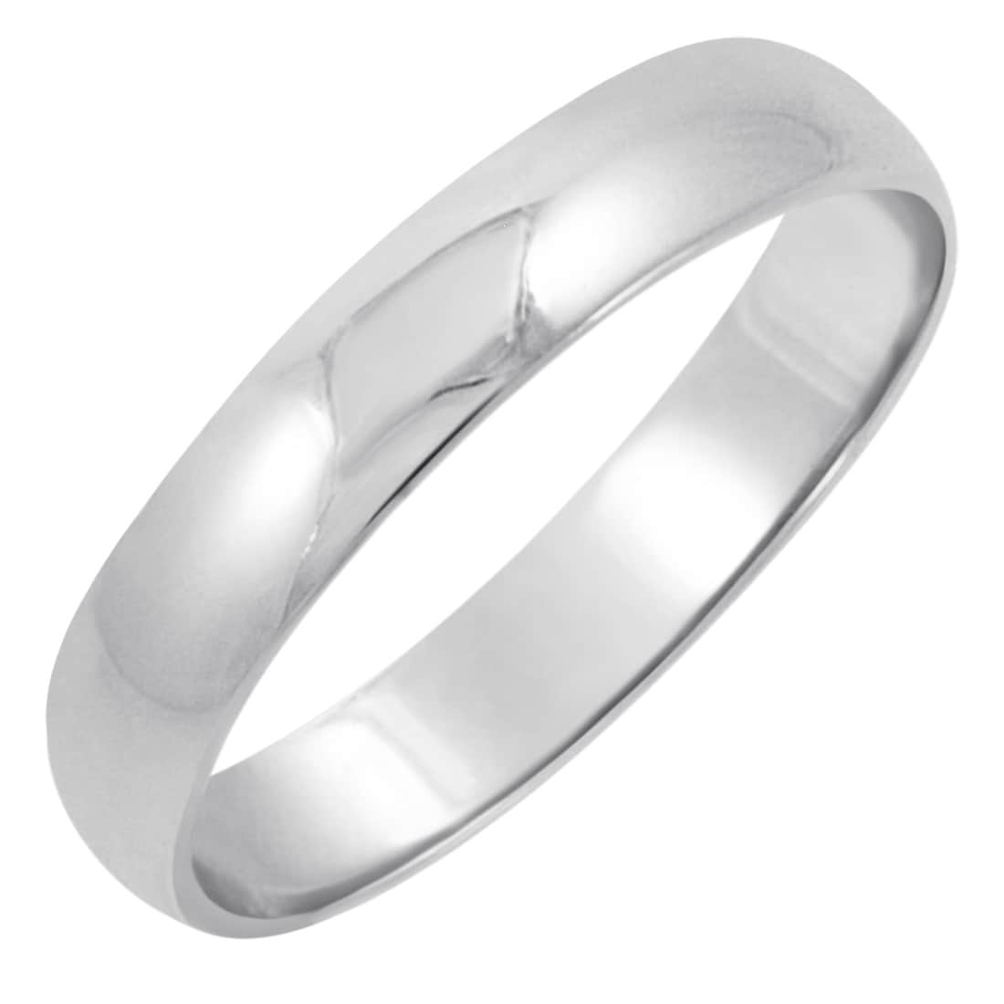 Shop Mens 10k White Gold 4mm Traditional Plain Wedding Band Available Ring Sizes 2 On Sale Free Shipping Today Overstock Com 14199901 Shop Mens 10k White Gold 4mm Traditional Plain Wedding Band Available Ring Sizes 2 On Sale Free Shipping Today Overstock Com 14199901