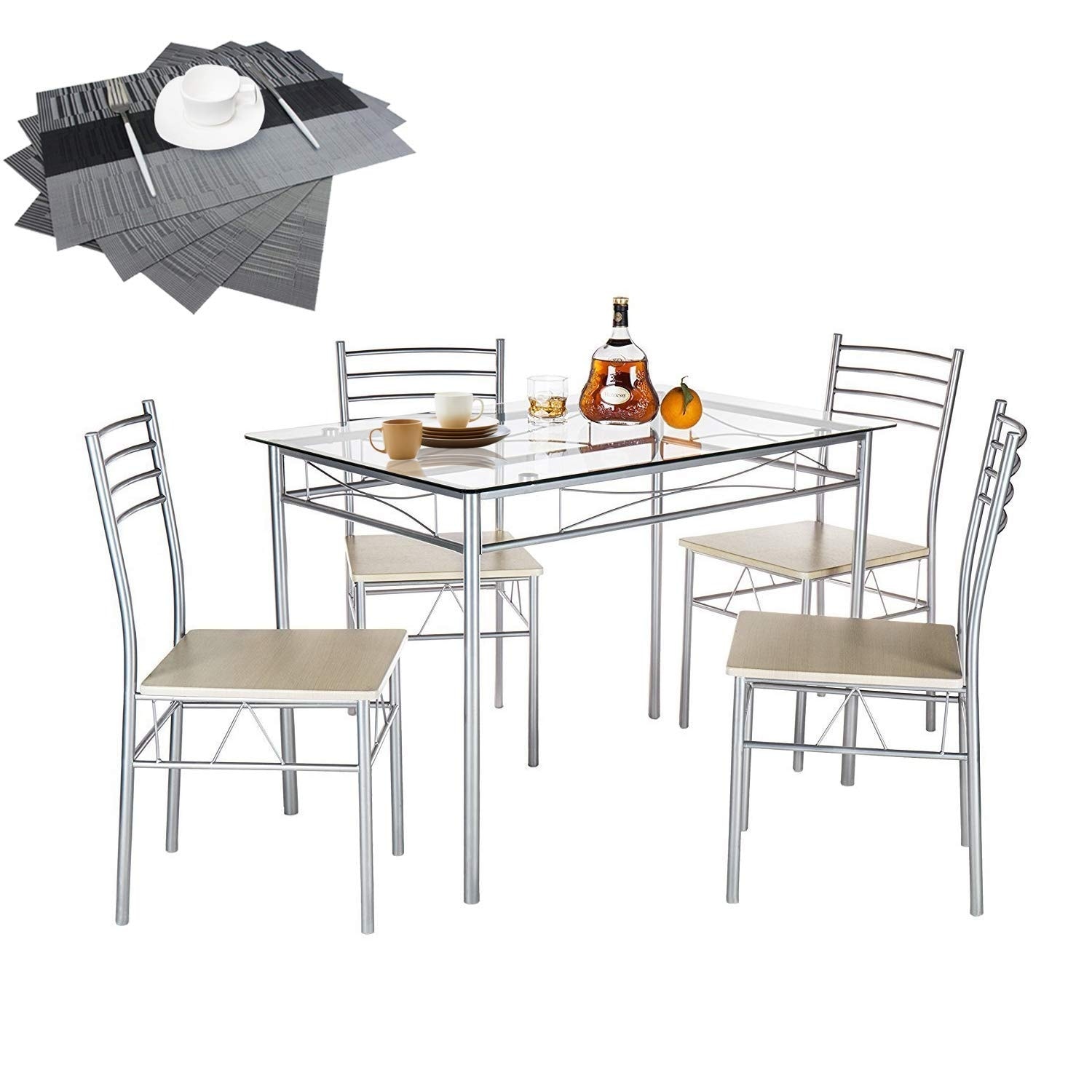 VECELO Dining Table Sets