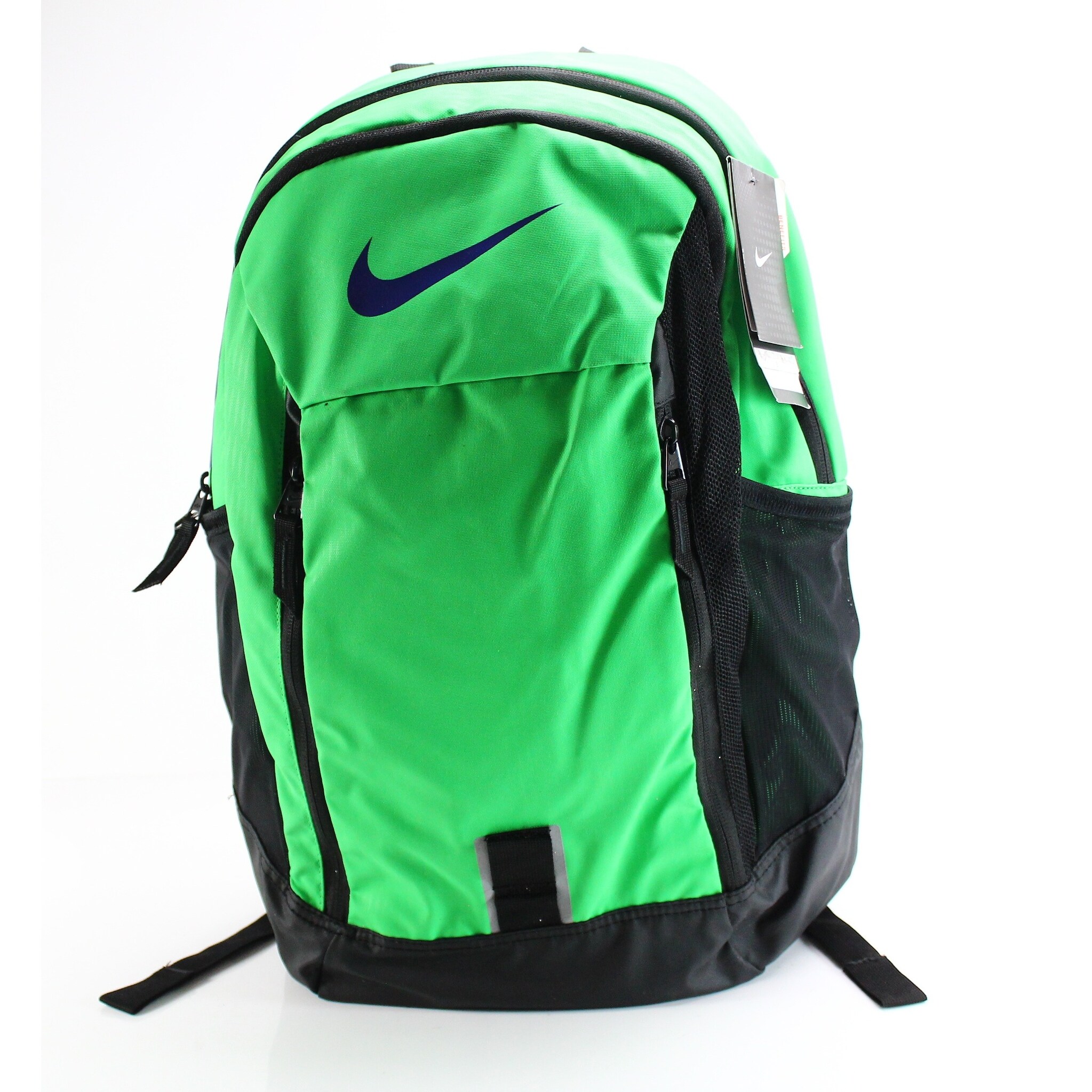nike green and black backpack