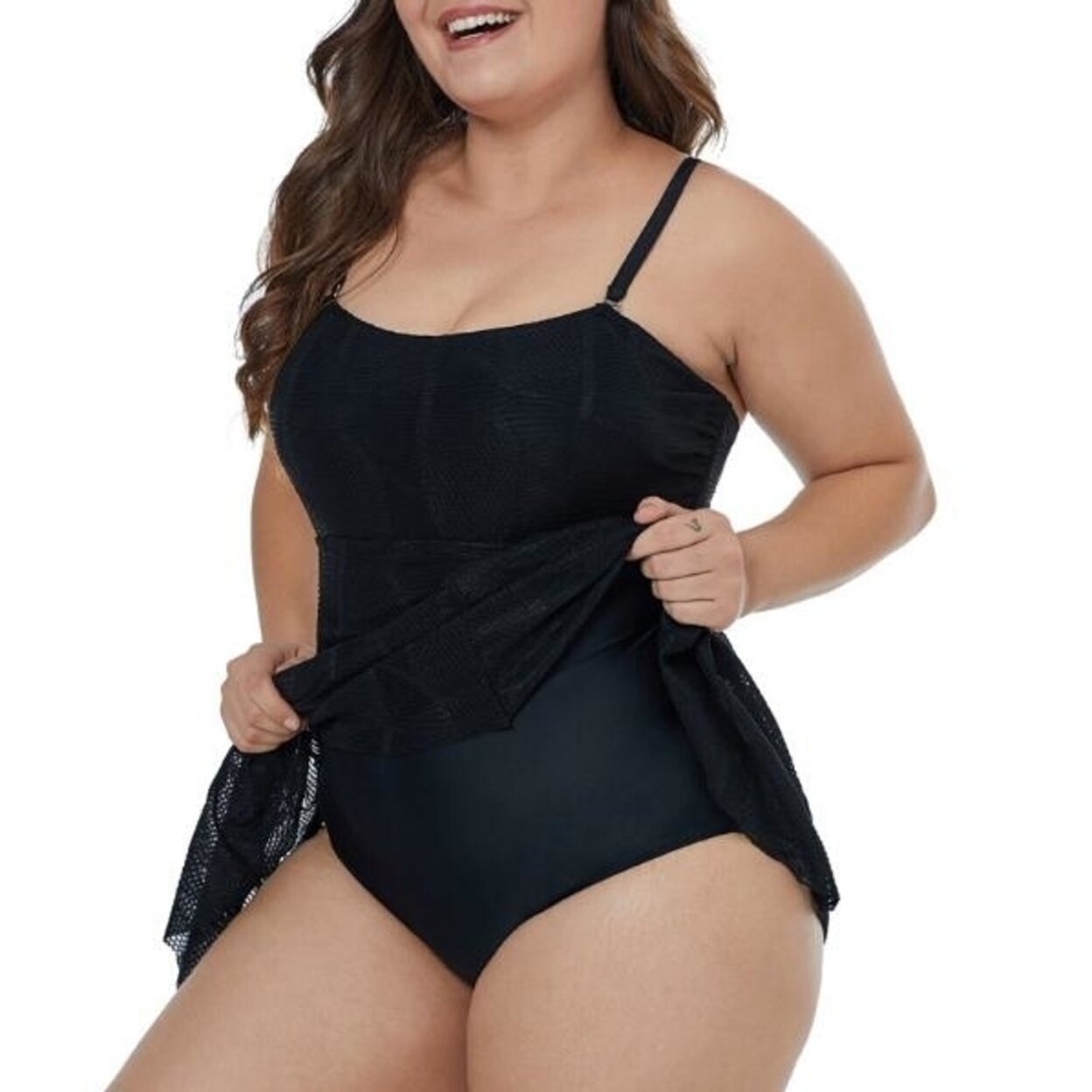 swimsuit with matching skirt
