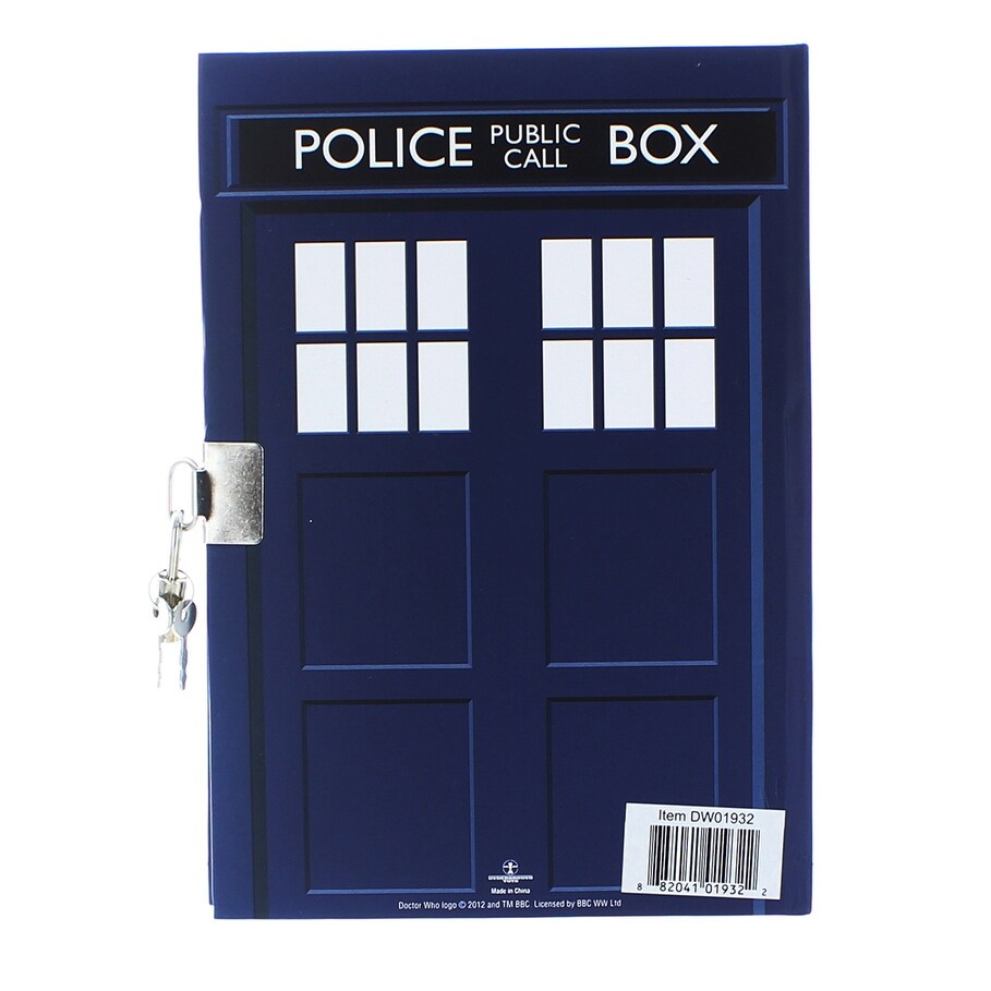 Doctor Who Tardis Lock And Key 6 X 8 5 Journal Multi