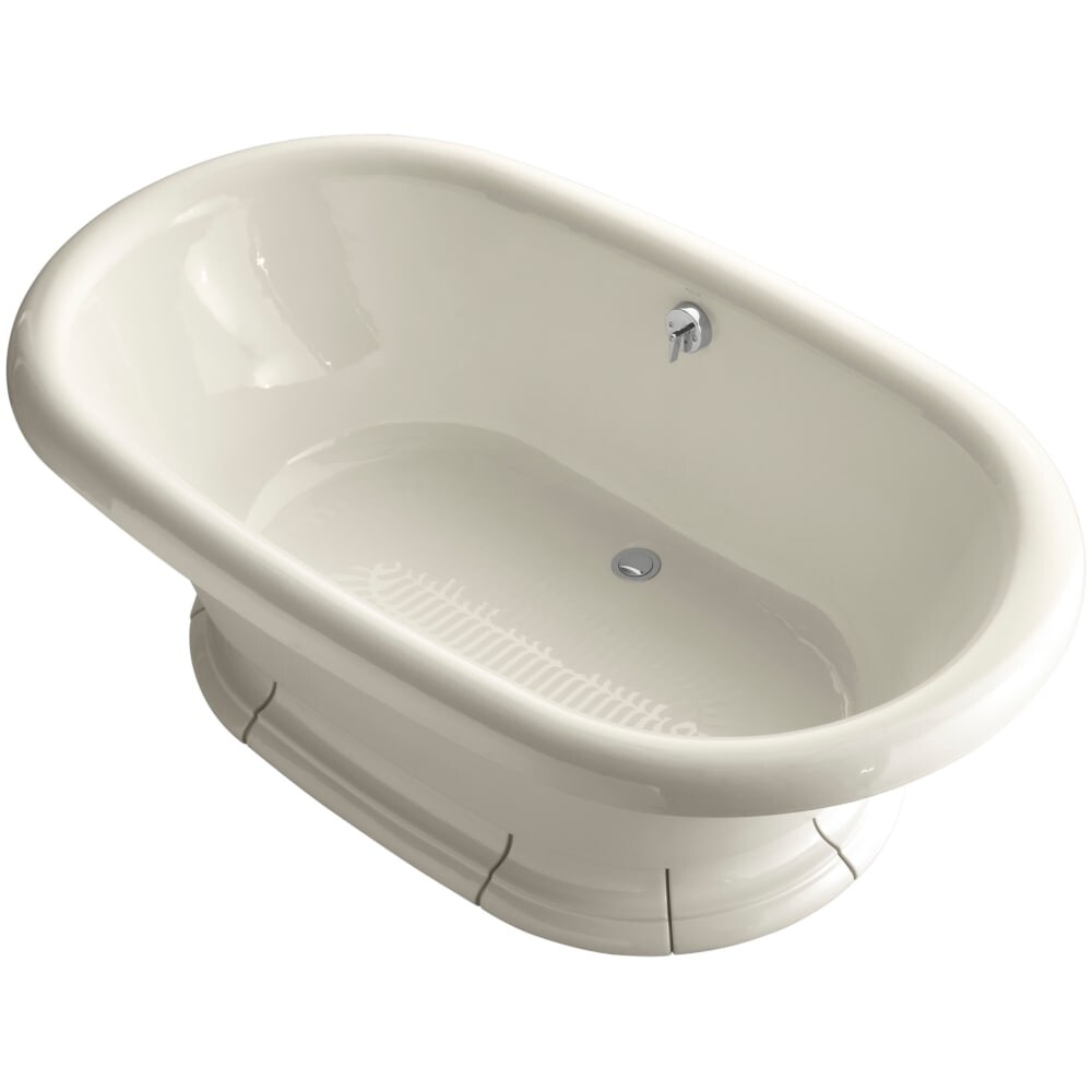 Kohler K 700 Vintage Collection 72 Free Standing Bath Tub For Kohler K 700 Vintage Collection 72 Free Standing Bath Tub For Two Person Bathing With Center Drain White Shipping Today