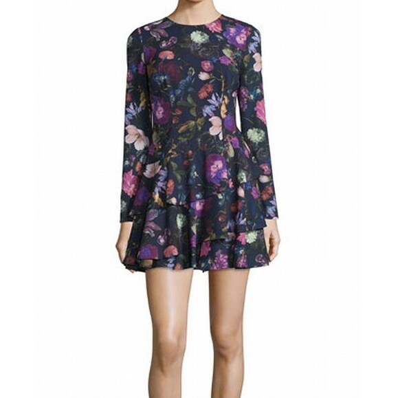 Cynthia Rowley Womens Fl Tiered A Line Dress Ships To Cynthia Rowley Womens Fl Tiered A Line Dress