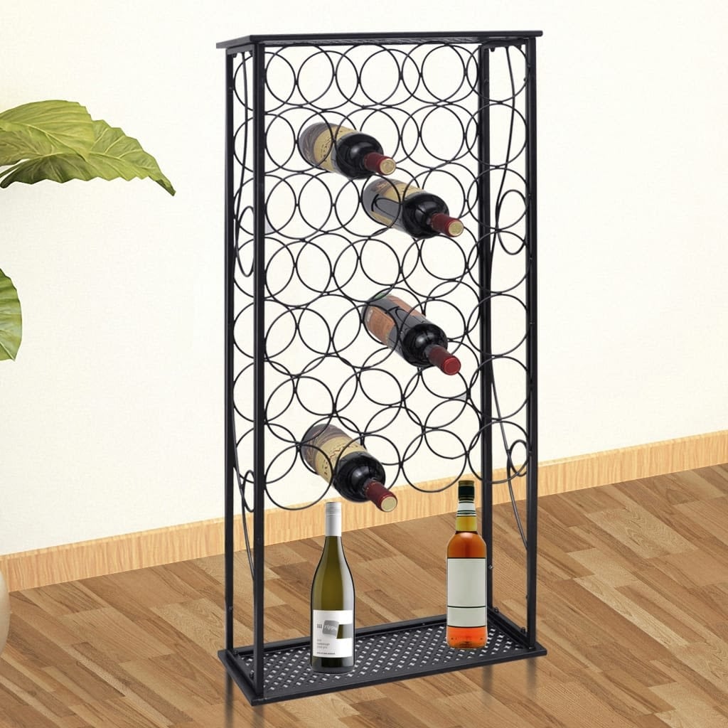 Vidaxl Wine Rack For 28 Bottles Metal Free Shipping Today Vidaxl Wine Rack For 28 Bottles Metal Free Shipping Today 19402532
