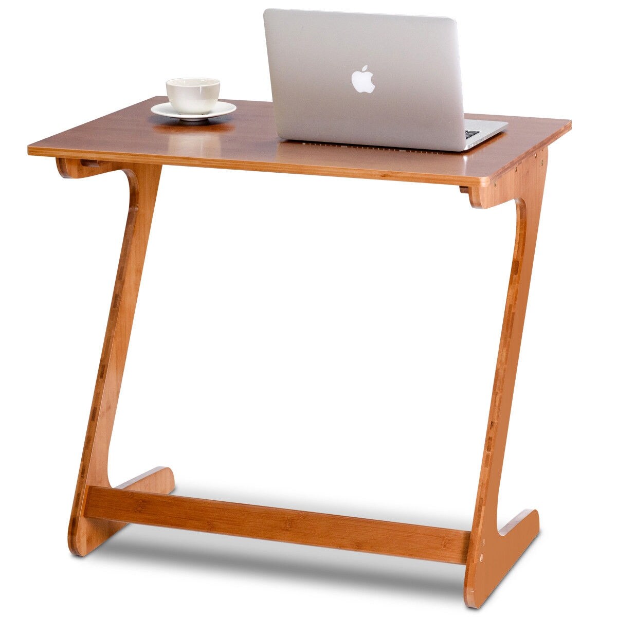 Gymax Bamboo Sofa Table Tv Tray Laptop Desk Coffee End Gymax Bamboo Sofa Table Tv Tray Laptop Desk Coffee End Bed Side Snack As Pic Free Shipping Today 22723204