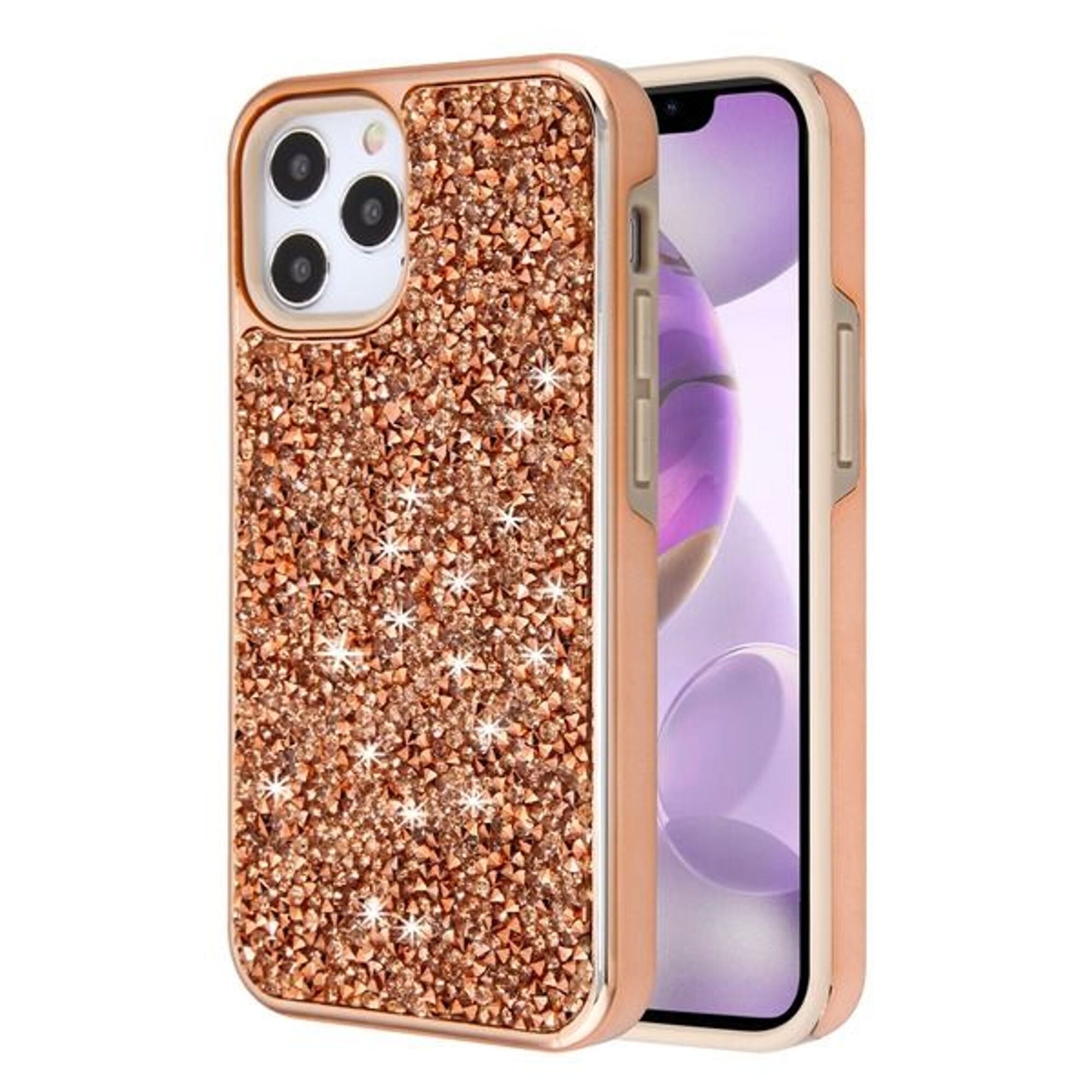 For Apple Iphone 12 Pro Max 6 7 Rose Gold Hard Hybrid Case Cover Overstock For Apple Iphone 12 Pro Max 6 7 Rose Gold Hard Hybrid Case Cover Overstock