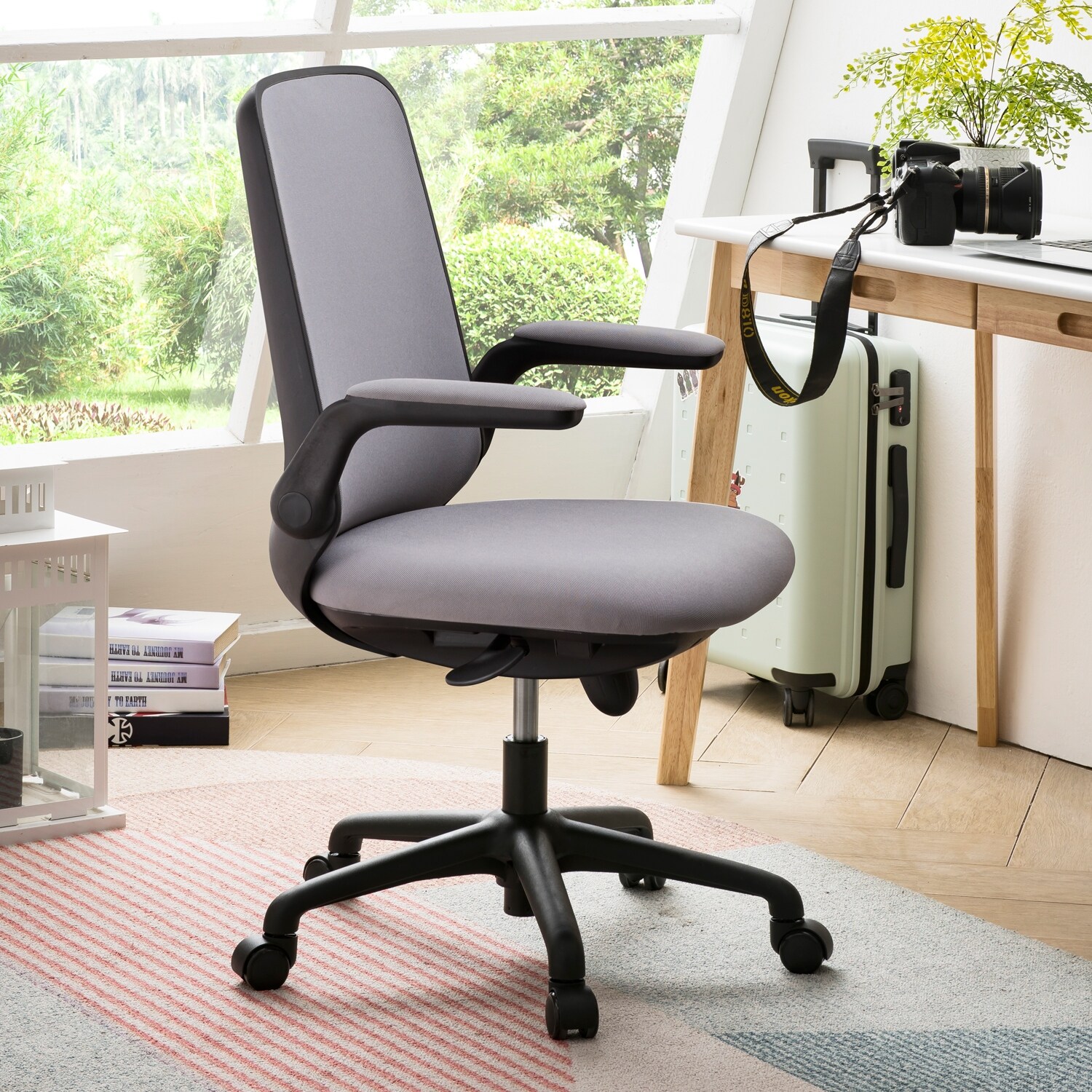 ovios cute desk chairfabric office chair for home or  officemoderncomfortblenice task chair for computer desk