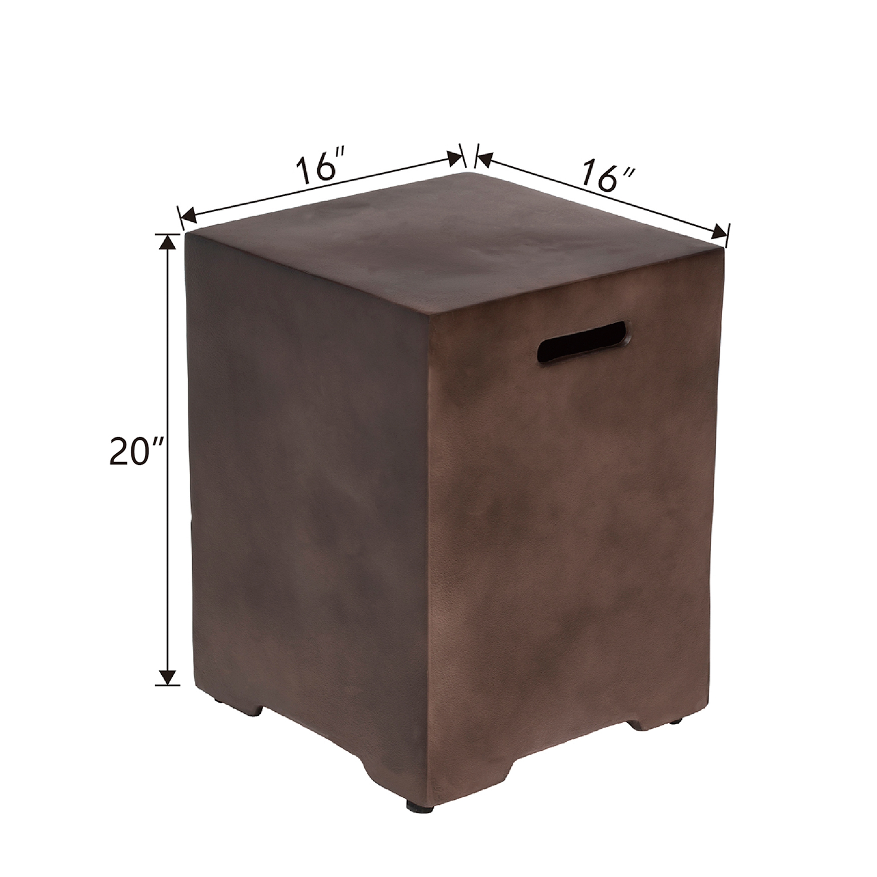 Cosiest Outdoor Table For Gas Fire Pit Propane Tank Cover Overstock 31483954
