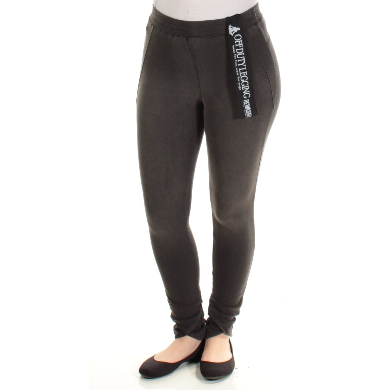 Shop Womens Gray Leggings Juniors Size S On Sale Free Shipping