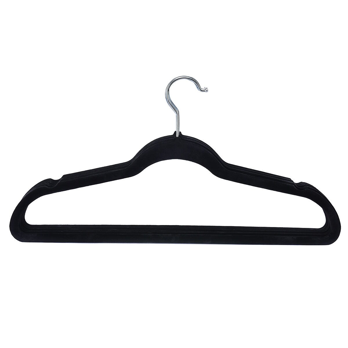 Costway 100pcs Velvet Clothes Suit Shirt Pants Hangers Hook Costway 100pcs Velvet Clothes Suit Shirt Pants Hangers Hook Non Slip Storage Organize Black Free Shipping Today 16399324
