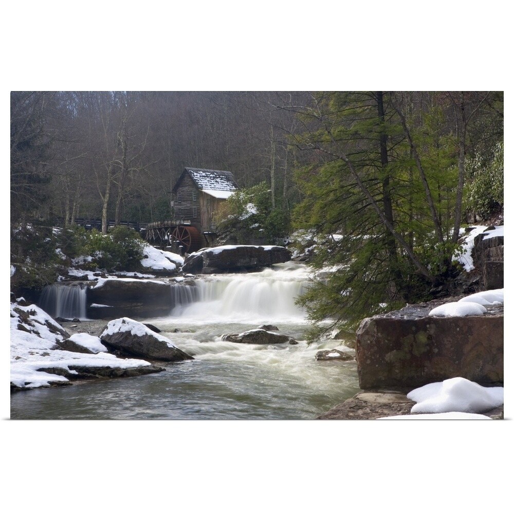 Glade Creek Grist Mill Babcock State Park West Virginia Usa Multi Color