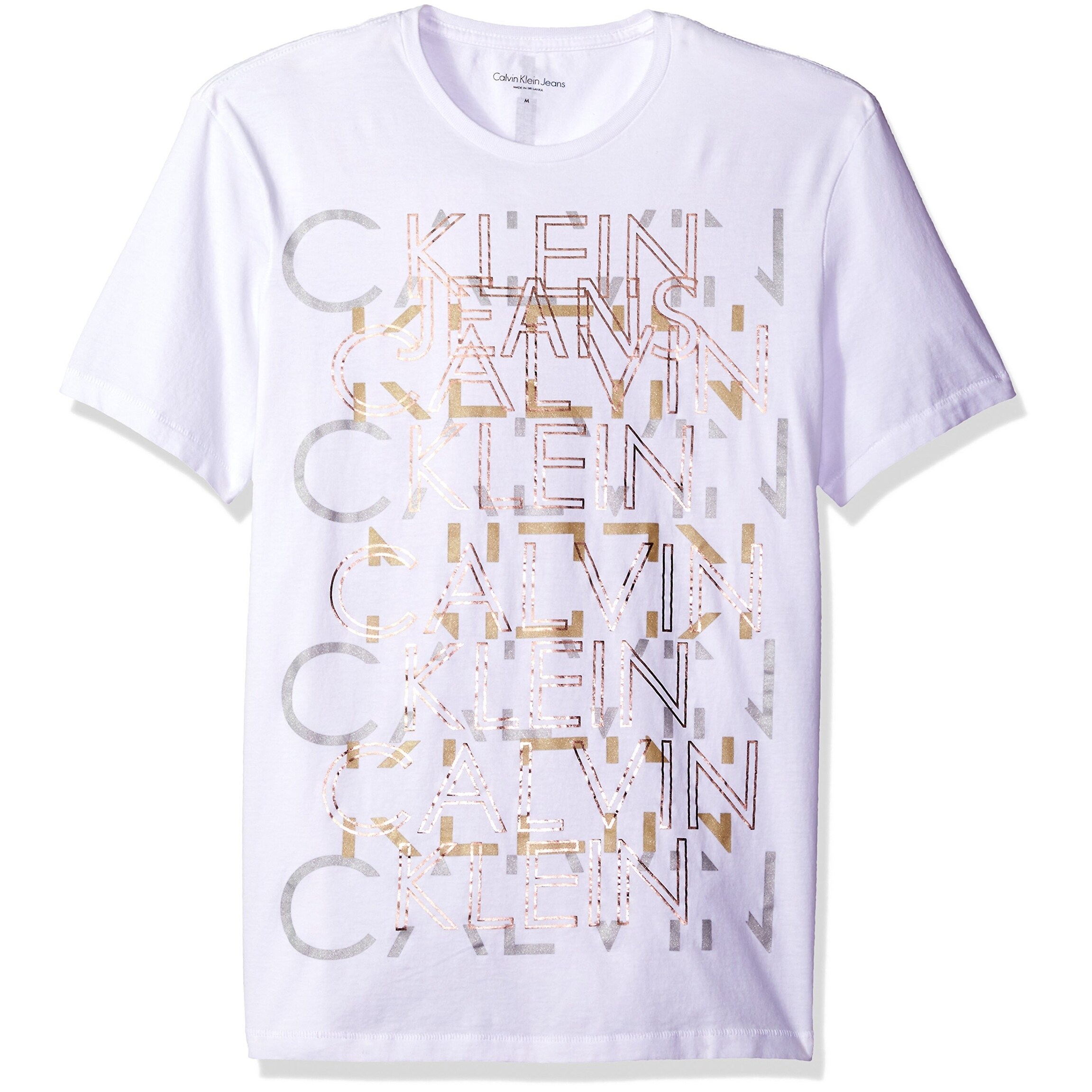 calvin klein t shirt gold