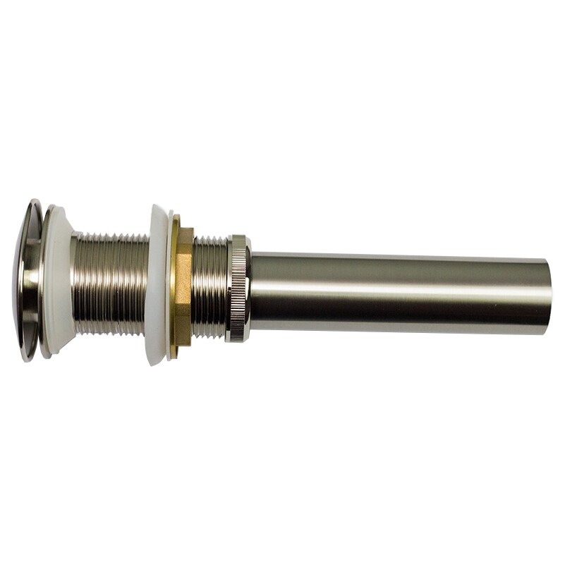 American Imaginations 1 Hole Cupc Approved Lead Free Brass Faucet Set In Brushed Nickel Color Drain Incl Overstock 33698655