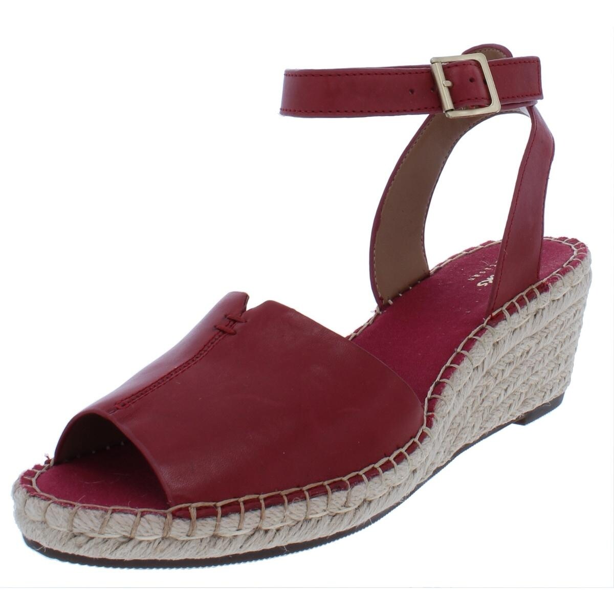 clarks leather espadrilles